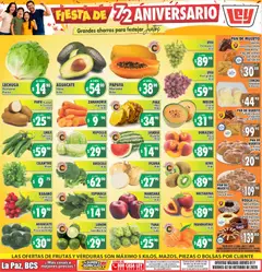 Vista previa de Casa Ley folleto Las ofertas de frutas y verdunas, nuevo folleto de la tienda, válido en México a partir del 01/10/2026