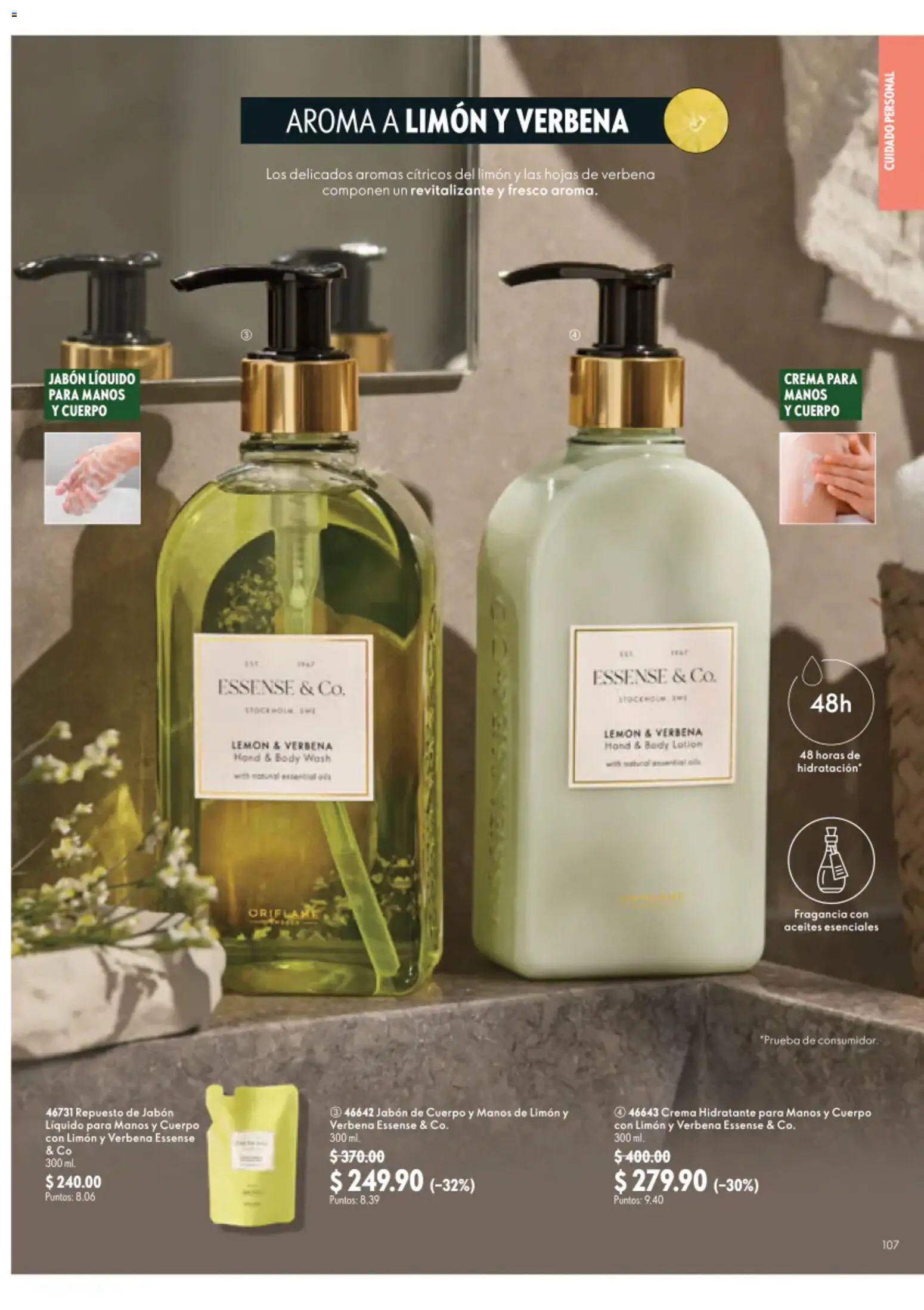 Nuevas ofertas de Oriflame válidas en toda la República Mexicana desde el 22/08/2026. ¡Encuentra las mejores ofertas en Oriflame campaña 12 2026! | Página: 107 | Productos: Crema, Limón, Body, Jabón
