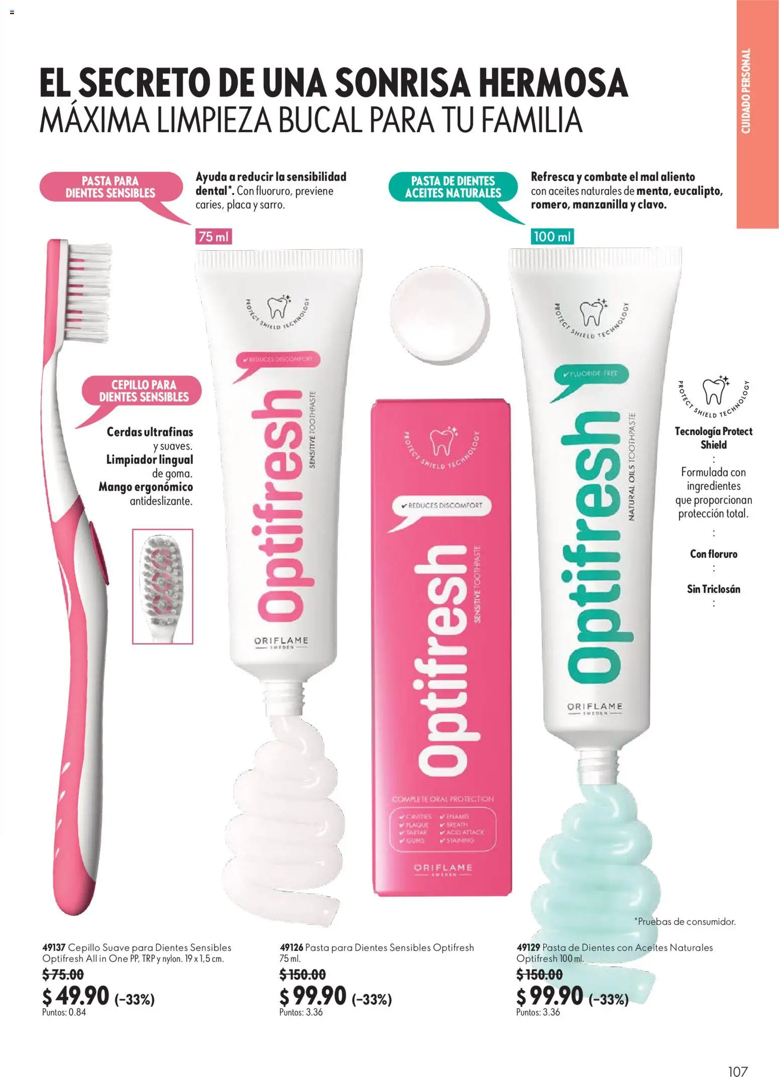 Nuevas ofertas de Oriflame válidas en toda la República Mexicana desde el 22/08/2026. ¡Encuentra las mejores ofertas en Oriflame campaña 12 2026! | Página: 107 | Productos: Jabón líquido, Crema, Limón, Body