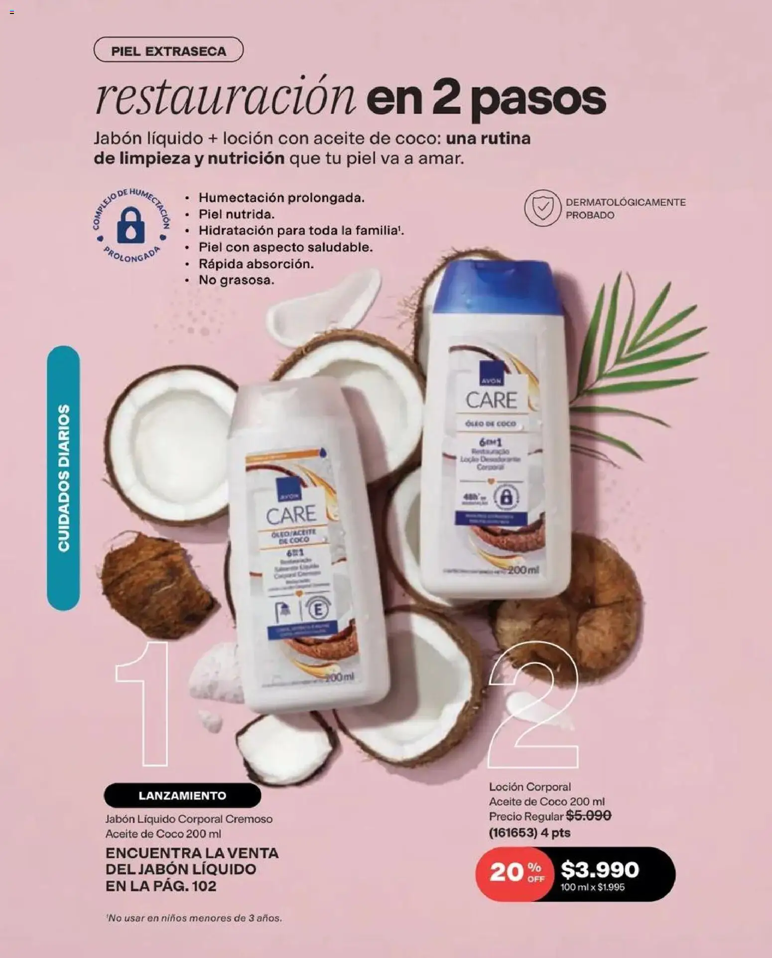 Catálogo Avon Campaña 14 │ válido desde el 15.09.2026 | Página: 101 | Productos: Coco, Jabón, Aceite, Jabón líquido