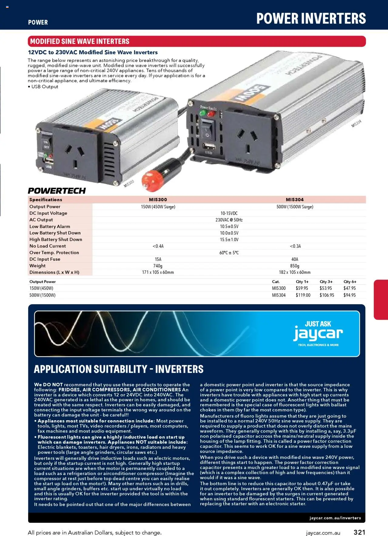 Jaycar catalogue - valid from 09/07/2025 | Page: 321 | Products: Lamp, Audio, Tools, Video