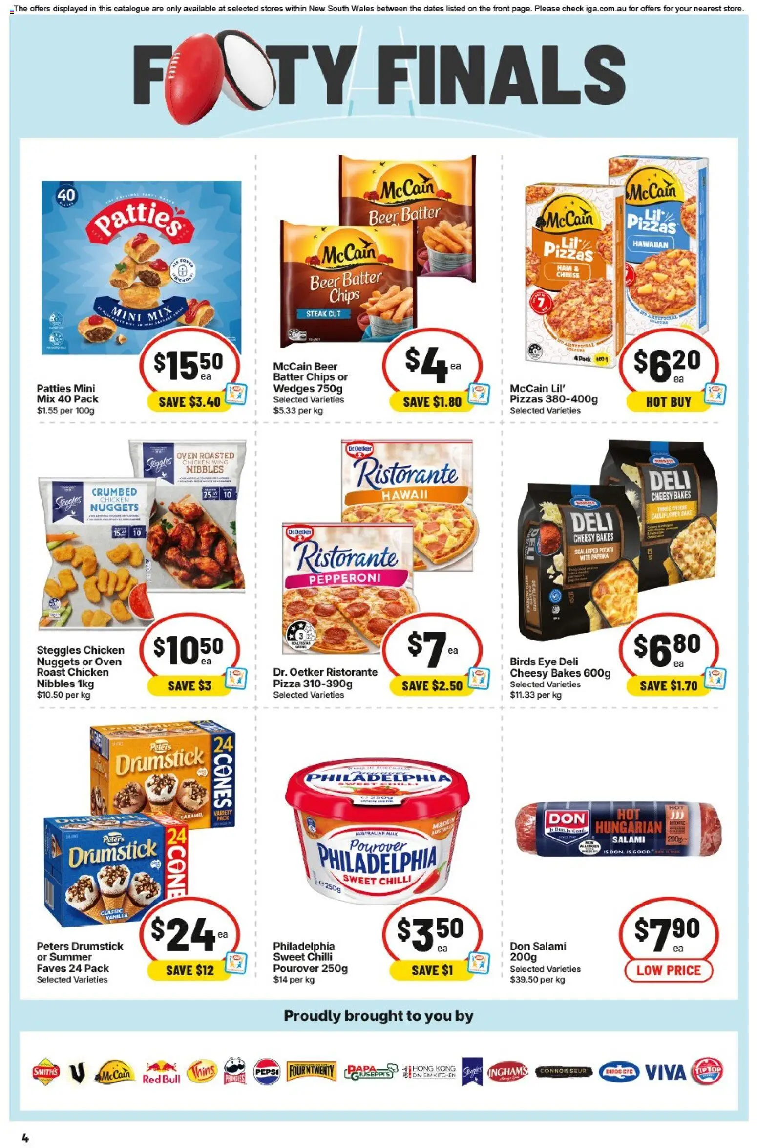 IGA catalogue - valid from 09/09/2026 | Page: 5 | Products: Salami, Steak, Red Bull, Cauliflower