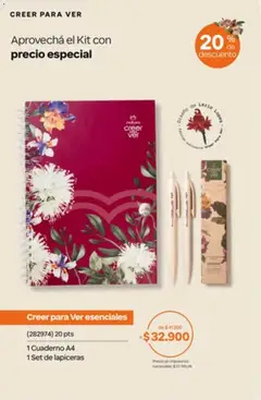 Vista previa Catálogo Natura Ciclo 14 válido desde el 01/10/2026 | Página: 308 | Productos: Cuaderno