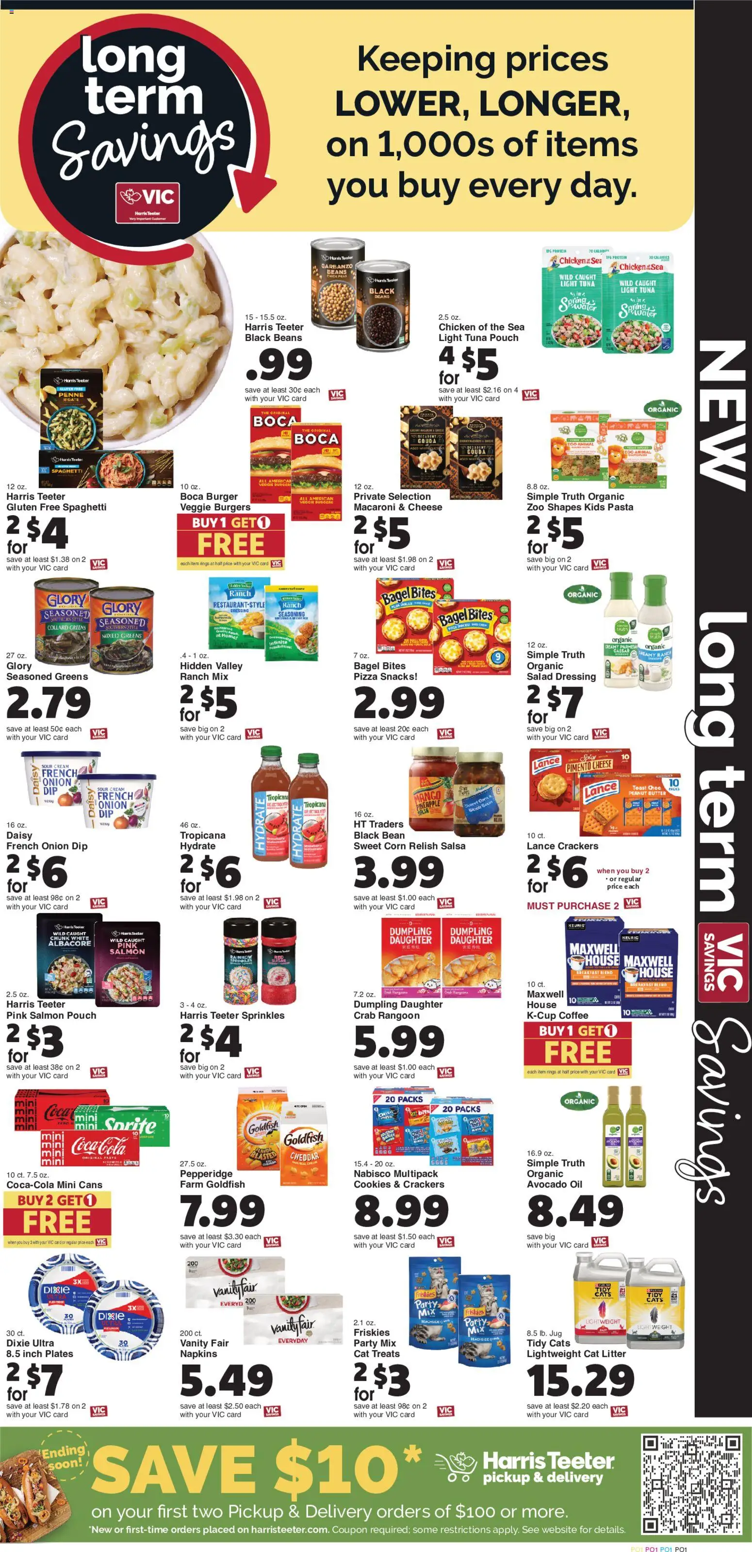 Harris Teeter Weekly Ad - SC - valid from 20.05.2026 | Page: 10 | Products: Corn, Cheese, Pizza, Water