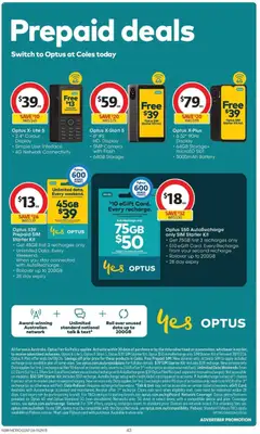 Preview of Coles catalogue - valid from 22/07/2026 | Page: 43