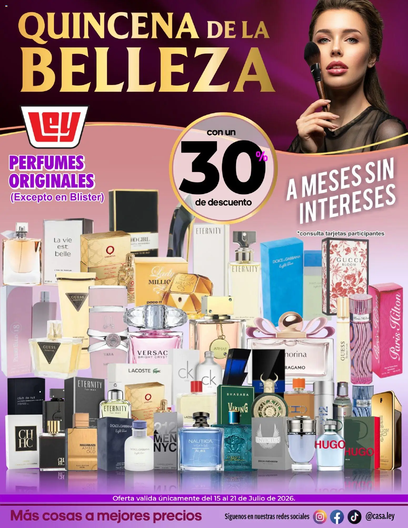 Nuevas ofertas de Casa Ley válidas en toda la República Mexicana desde el 15/07/2026. ¡Encuentra las mejores ofertas en Casa Ley folleto Quincena de la Belleza! | Página: 15