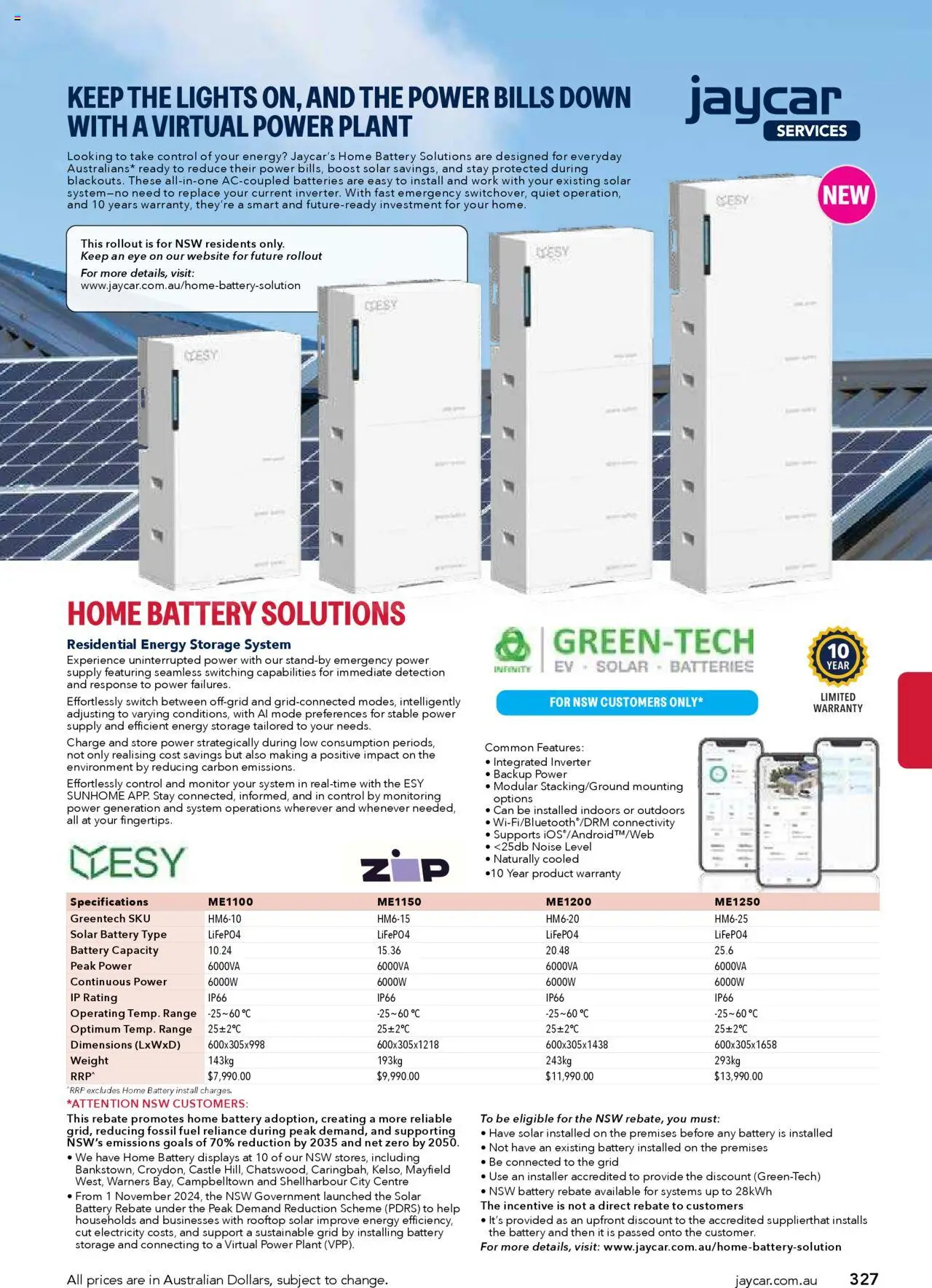 Jaycar catalogue - valid from 09/07/2025 | Page: 327 | Products: Battery, Plant, Sustainable, Weight