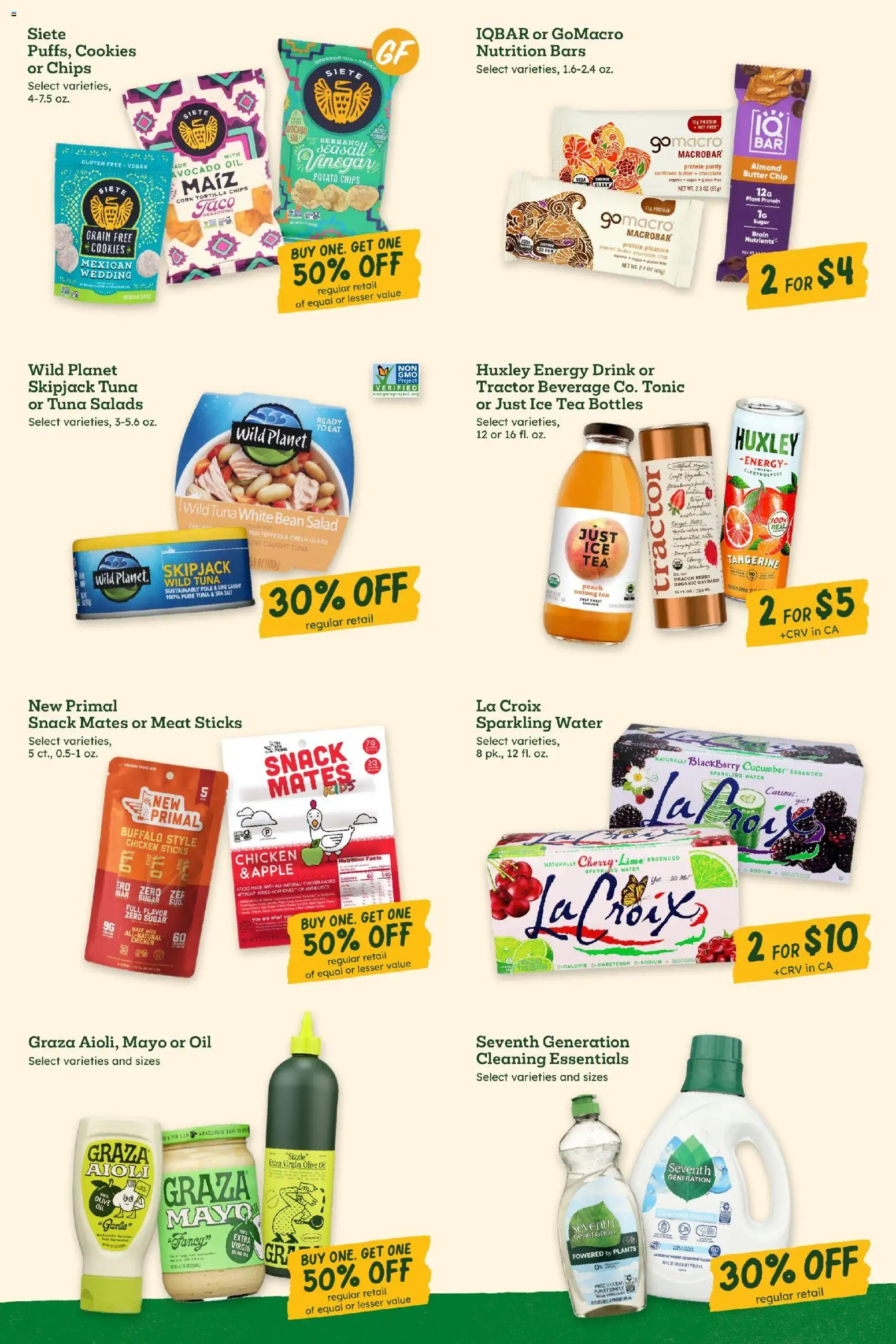 Sprouts Weekly Ad - valid from 08/19/2026 | Page: 8 | Products: Olives, Tonic, Avocado, Water