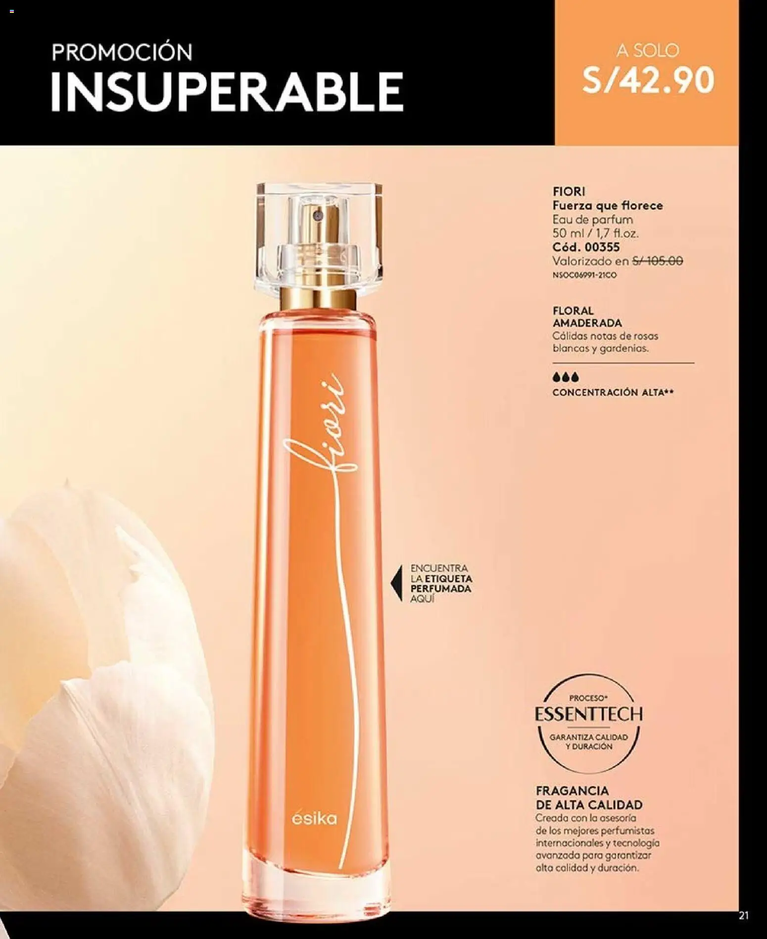 Catálogo Ésika válido desde 11/07/2026 | Página: 21 | Productos: Fragancia