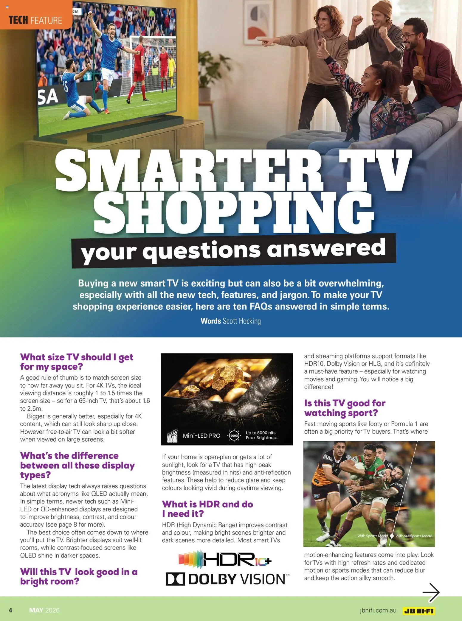 JB Hi-Fi catalogue - valid from 01.05.2026 | Page: 50 | Products: Platforms, Tv, Smart tv, Screen