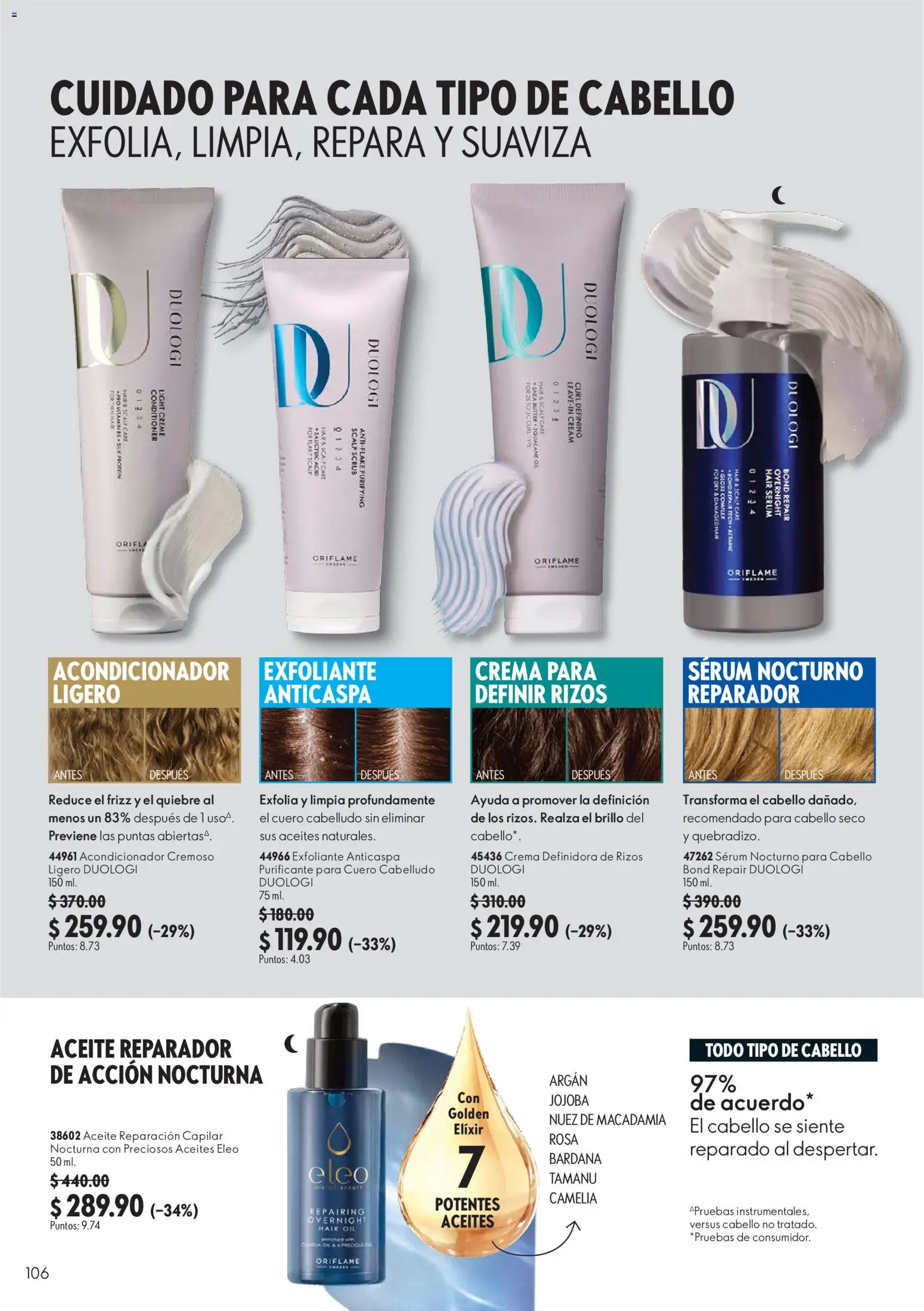 Nuevas ofertas de Oriflame válidas en toda la República Mexicana desde el 22/08/2026. ¡Encuentra las mejores ofertas en Oriflame campaña 12 2026! | Página: 106 | Productos: Jabón líquido, Amapola, Vainilla, Jabón