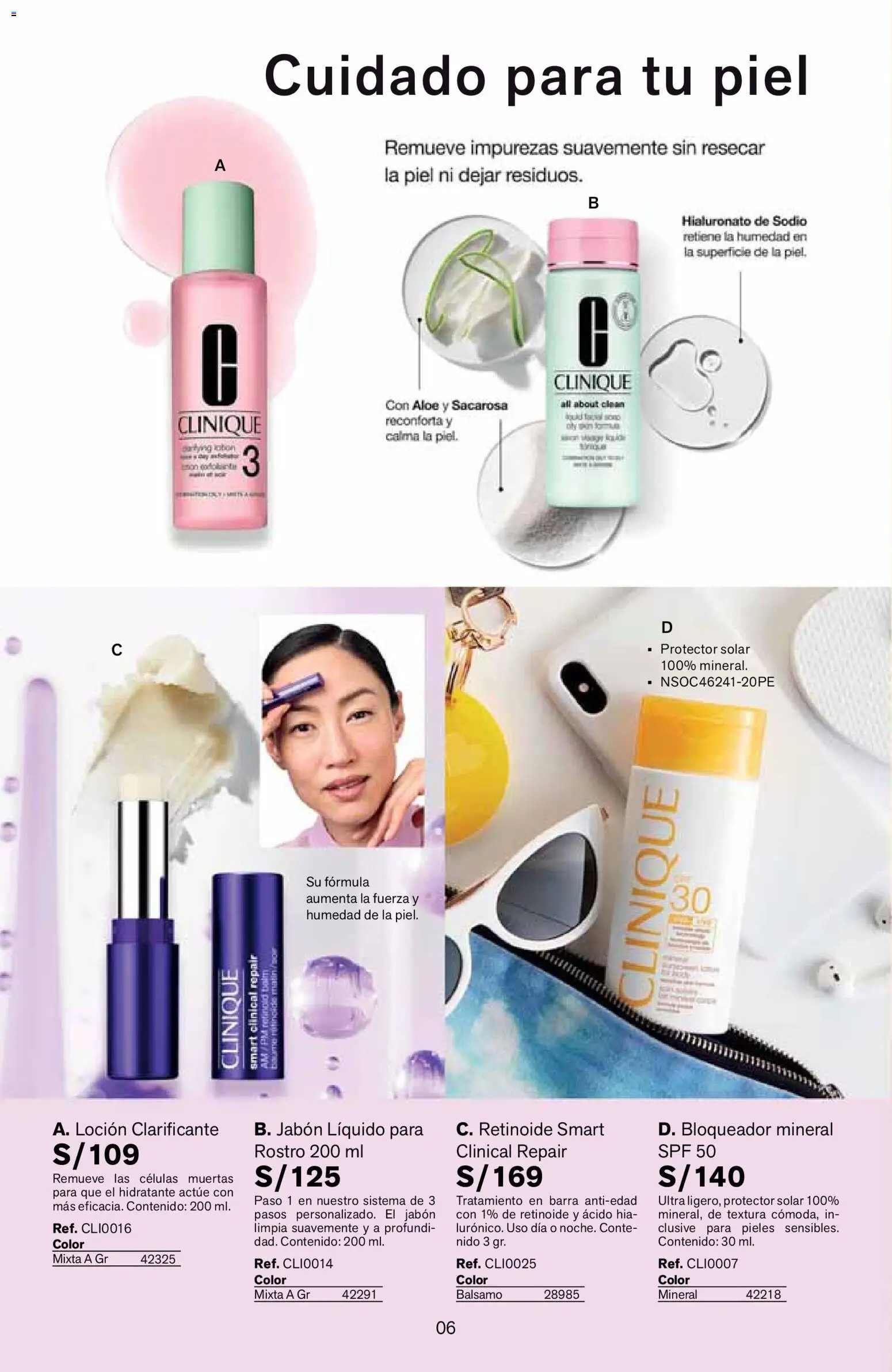 Catálogo Leonisa válido desde 04.06.2026 | Página: 6 | Productos: Protector solar, Jabón