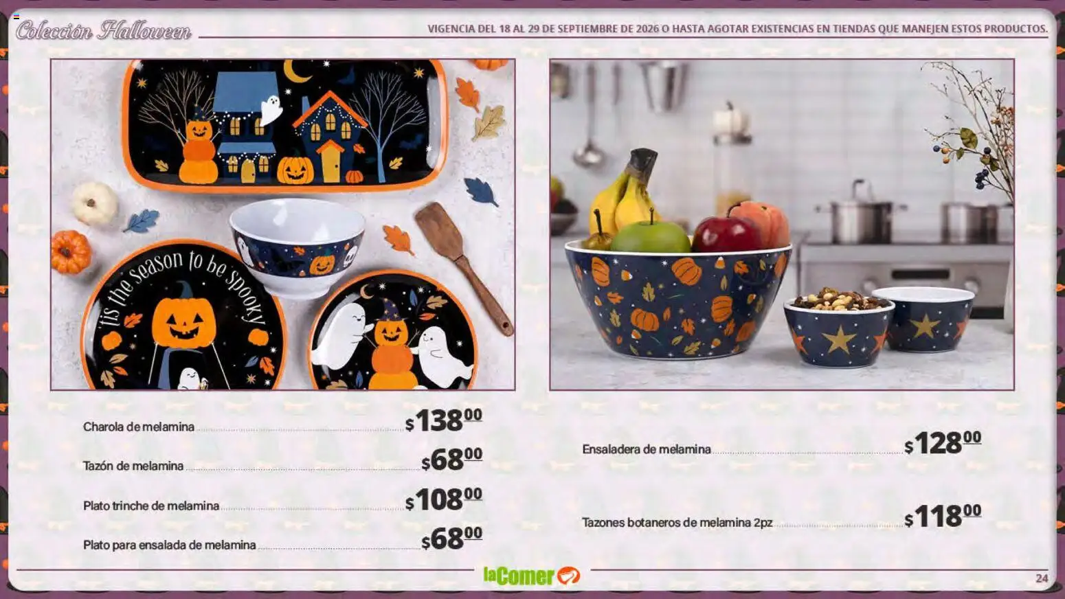 Nuevas ofertas de La Comer válidas en toda la República Mexicana desde el 18/09/2026. ¡Encuentra las mejores ofertas en La Comer folleto! | Página: 24