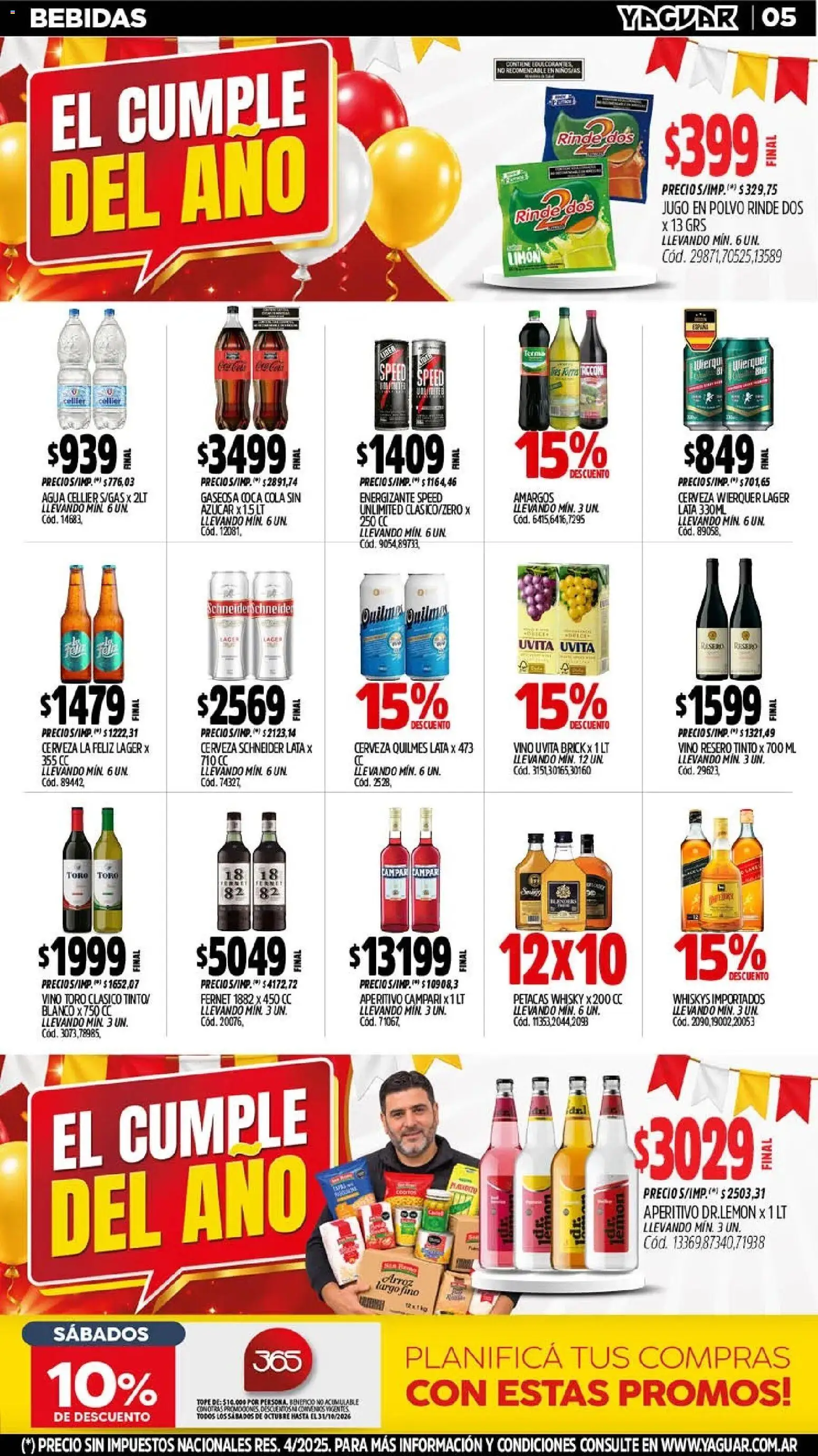 Yaguar - Oferta semanal Mar del Plata │ válido desde el 05/10/2026 | Página: 3