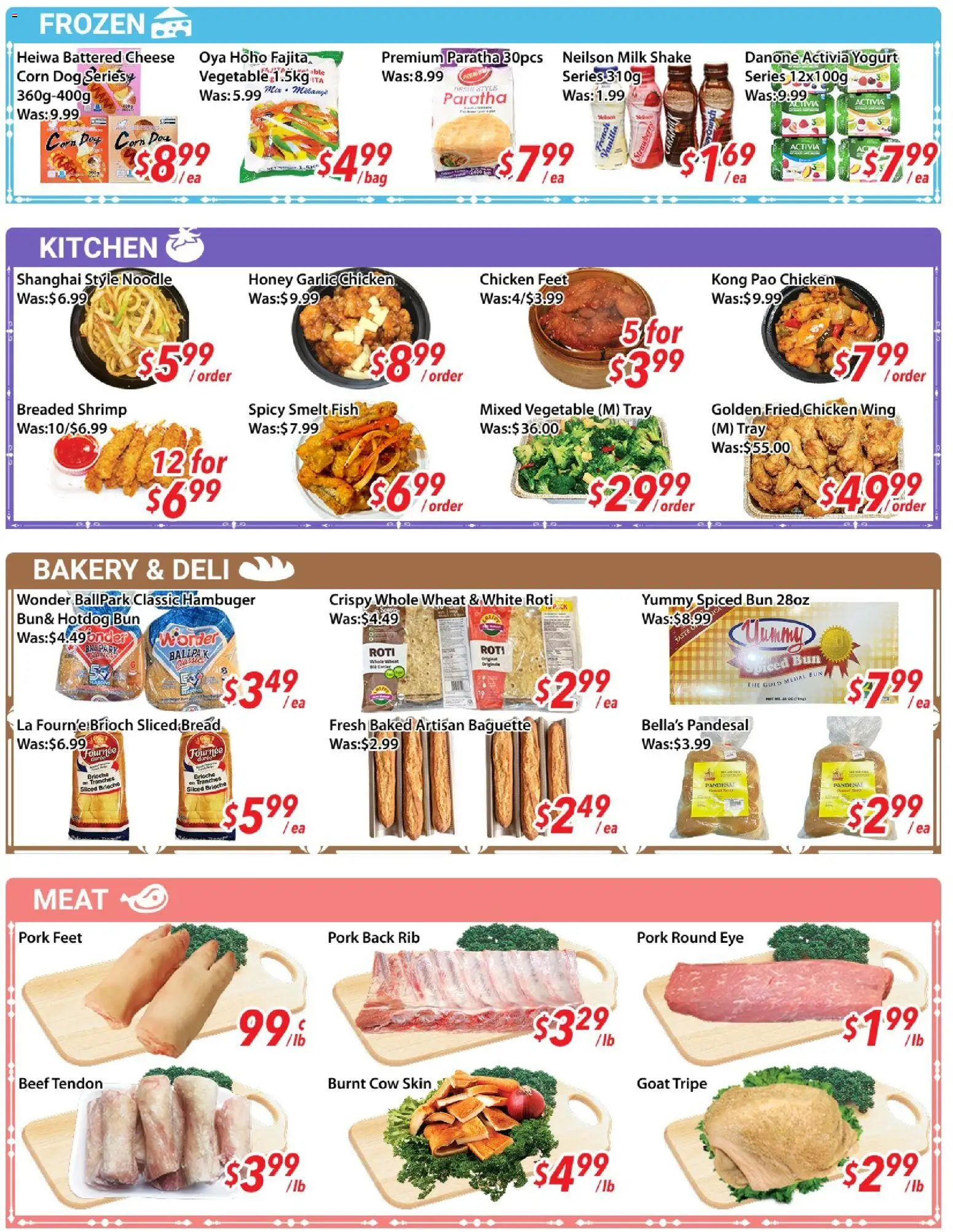Ample Food Market flyer valid from Jun 26, 2026 | Page: 4 | Products: Bakery, Cheese, Bread, Chicken