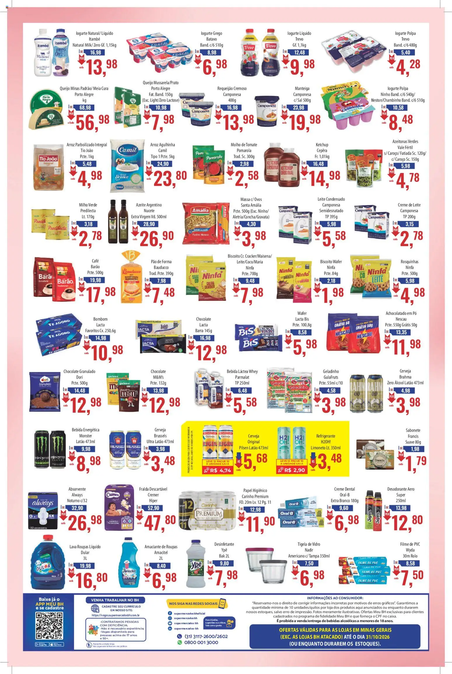 Supermercados BH Folheto - válido de 16/10/2026 | Página: 2