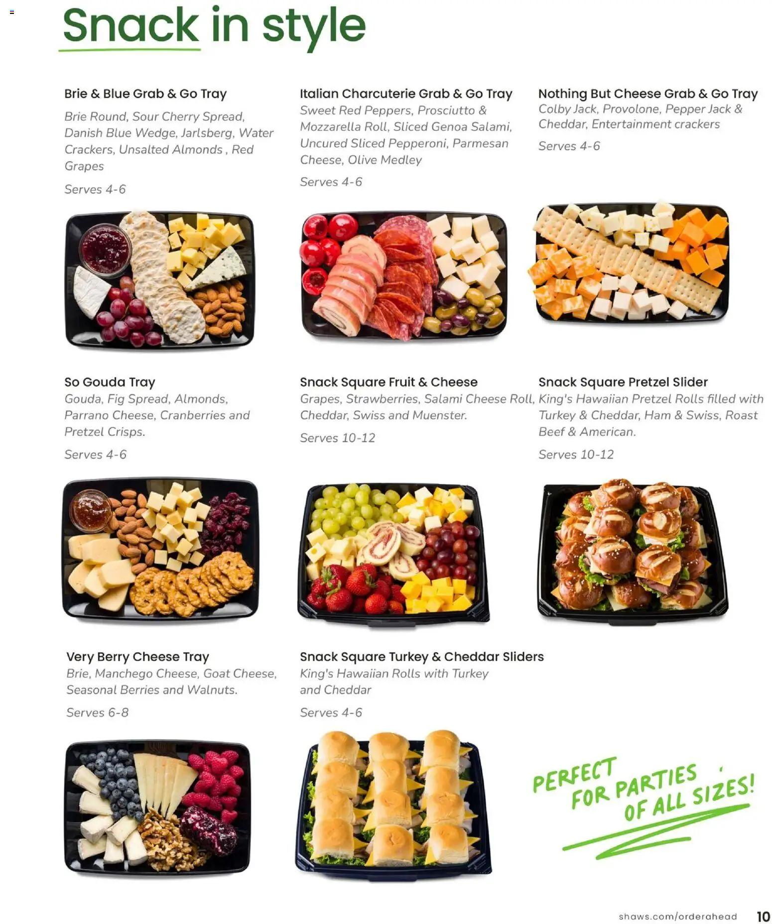Shaw's Entertainment Guide - valid from 11/28/2025 | Page: 11 | Products: Fruit, Grapes, Mozzarella, Parmesan