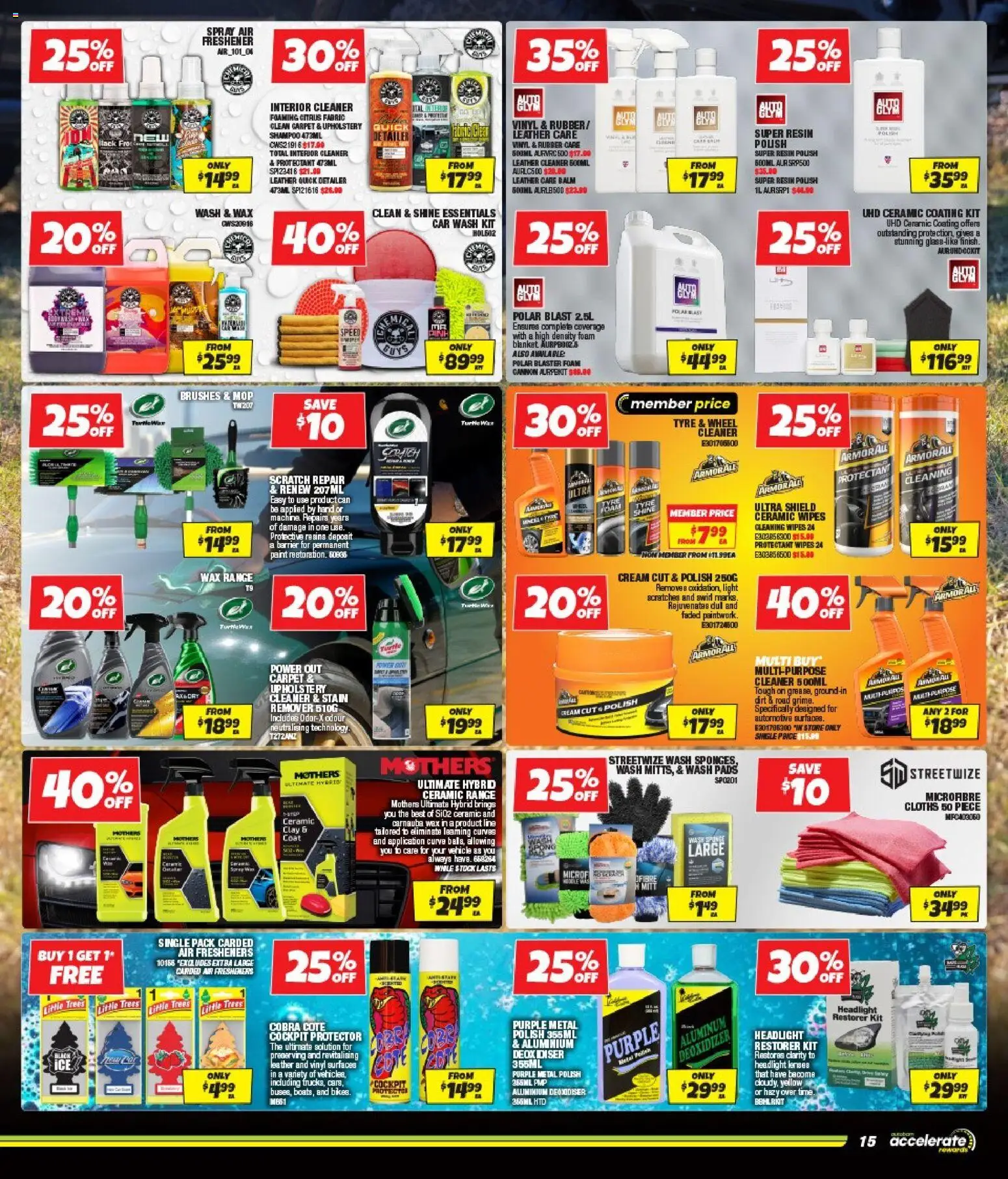 Autobarn catalogue - valid from 25.03.2026 | Page: 15 | Products: Carpet, Light, Air freshener, Blanket