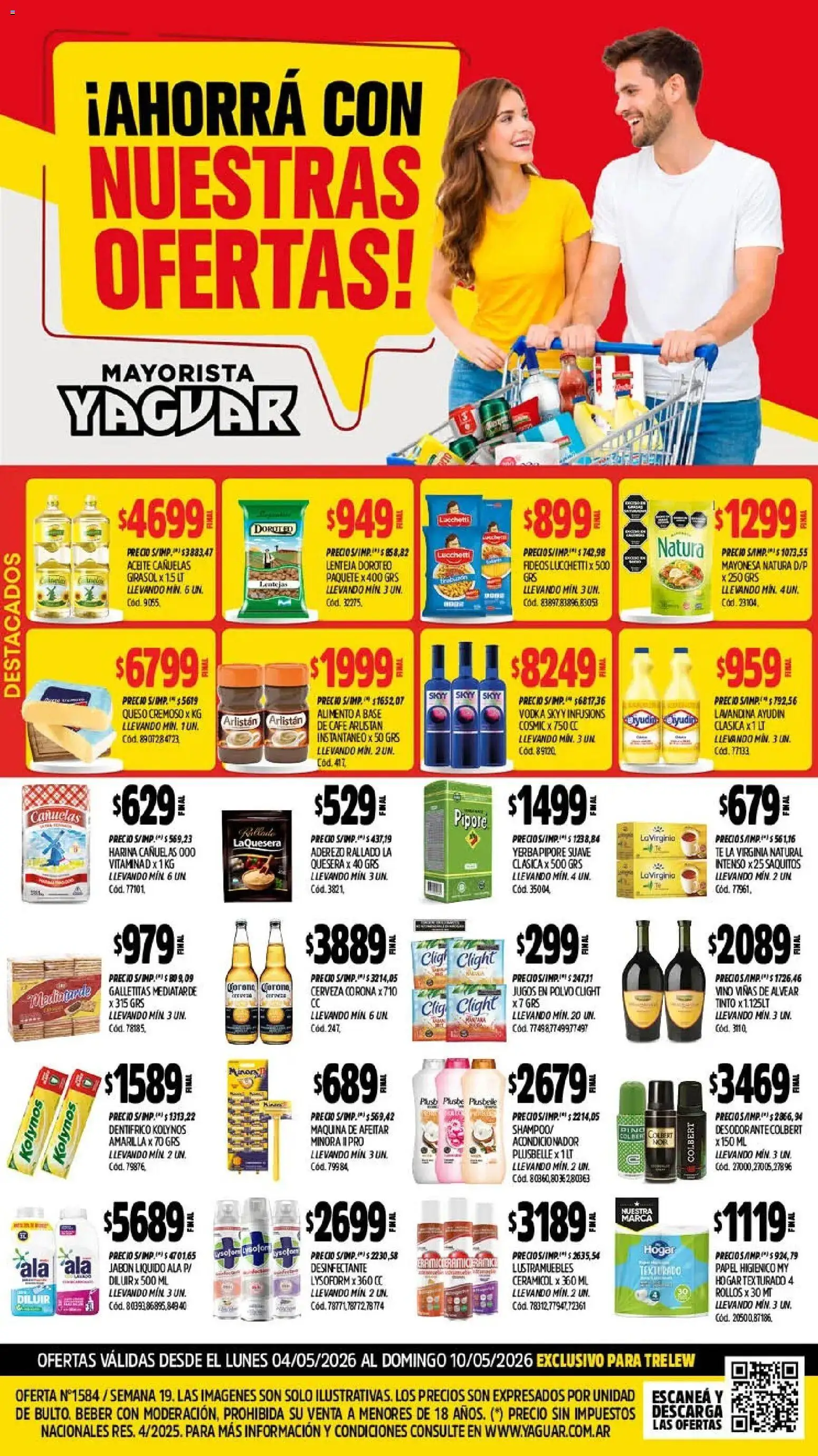 Yaguar - Oferta Semanal Trelew │ válido desde el 04.05.2026 | Página: 1