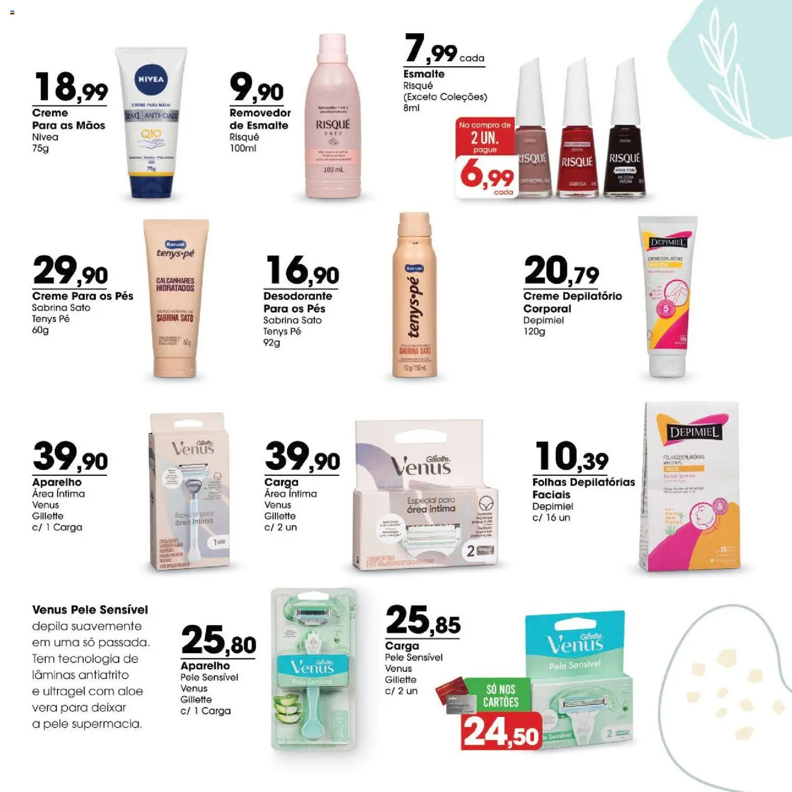 Zaffari Folheto - válido de 07.05.2026 | Página: 7 | Produtos: Creme para mãos, Desodorante, Creme depilatório, Creme