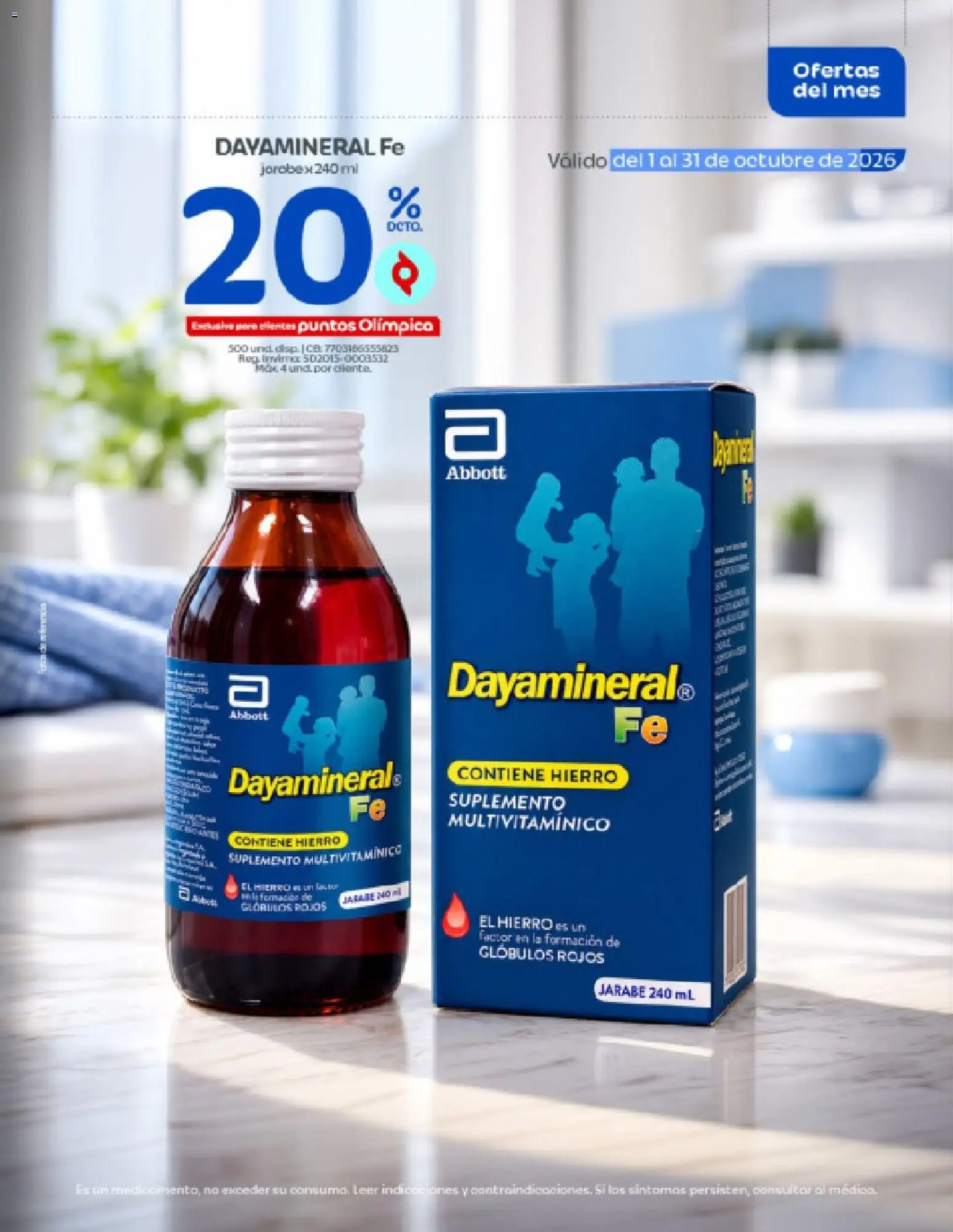 Olímpica revista - valida desde el 01/10/2026 | Página: 9 | Productos: Jarabe, Multivitamínico