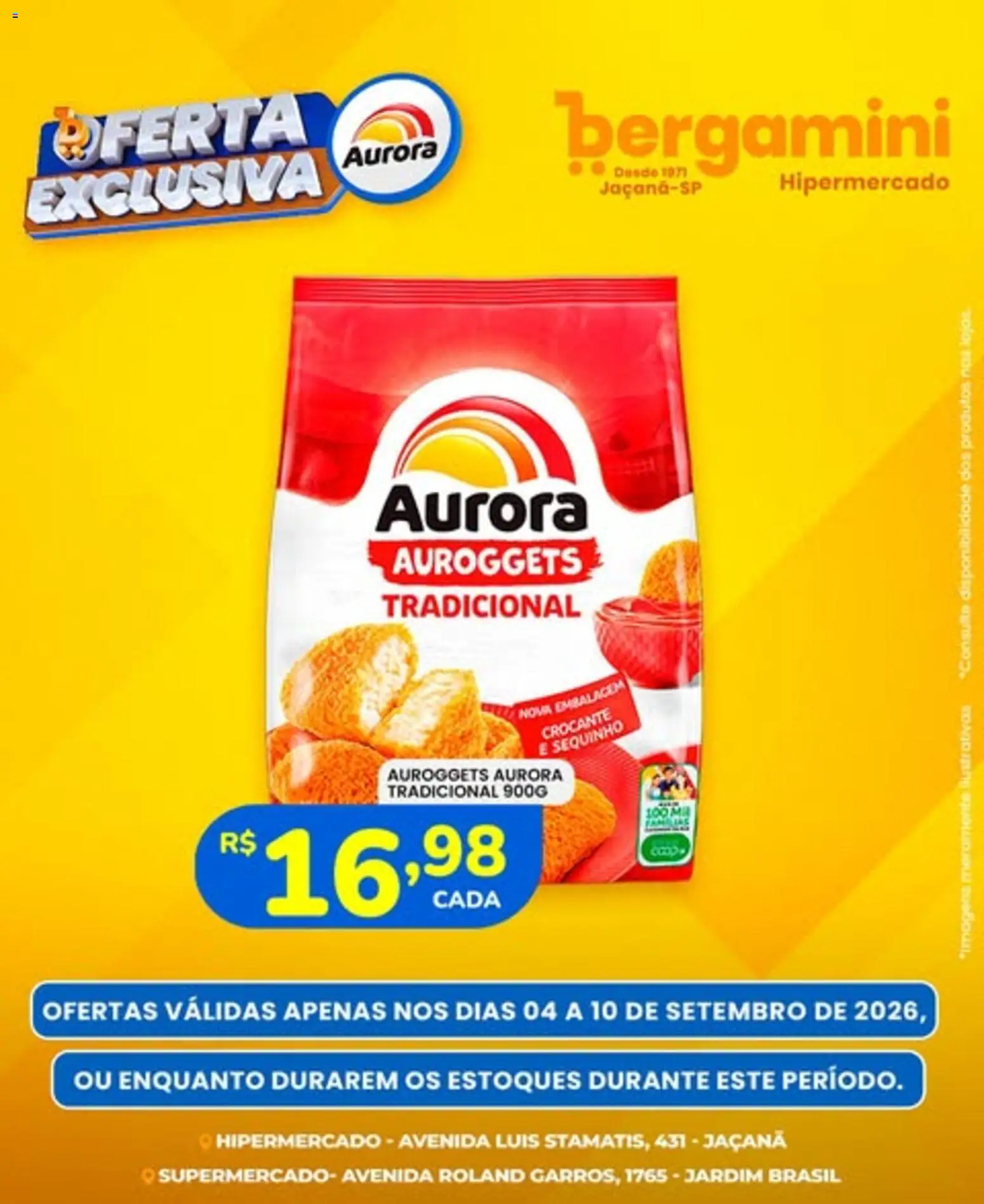 Supermercado Bergamini Folheto - válido de 04/09/2026 | Página: 1