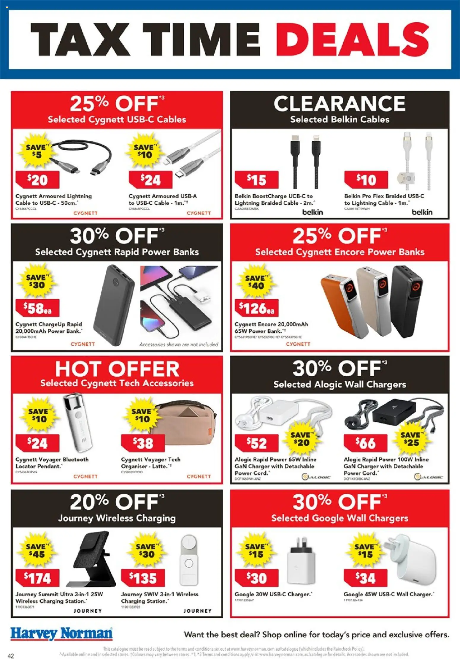 Harvey Norman catalogue - valid from 05.06.2026 | Page: 42 | Products: Charger, Accessories, Cable