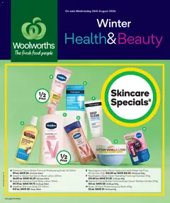 Preview of Woolworths Winter Health & Beauty Catalogue - valid from 26/08/2026