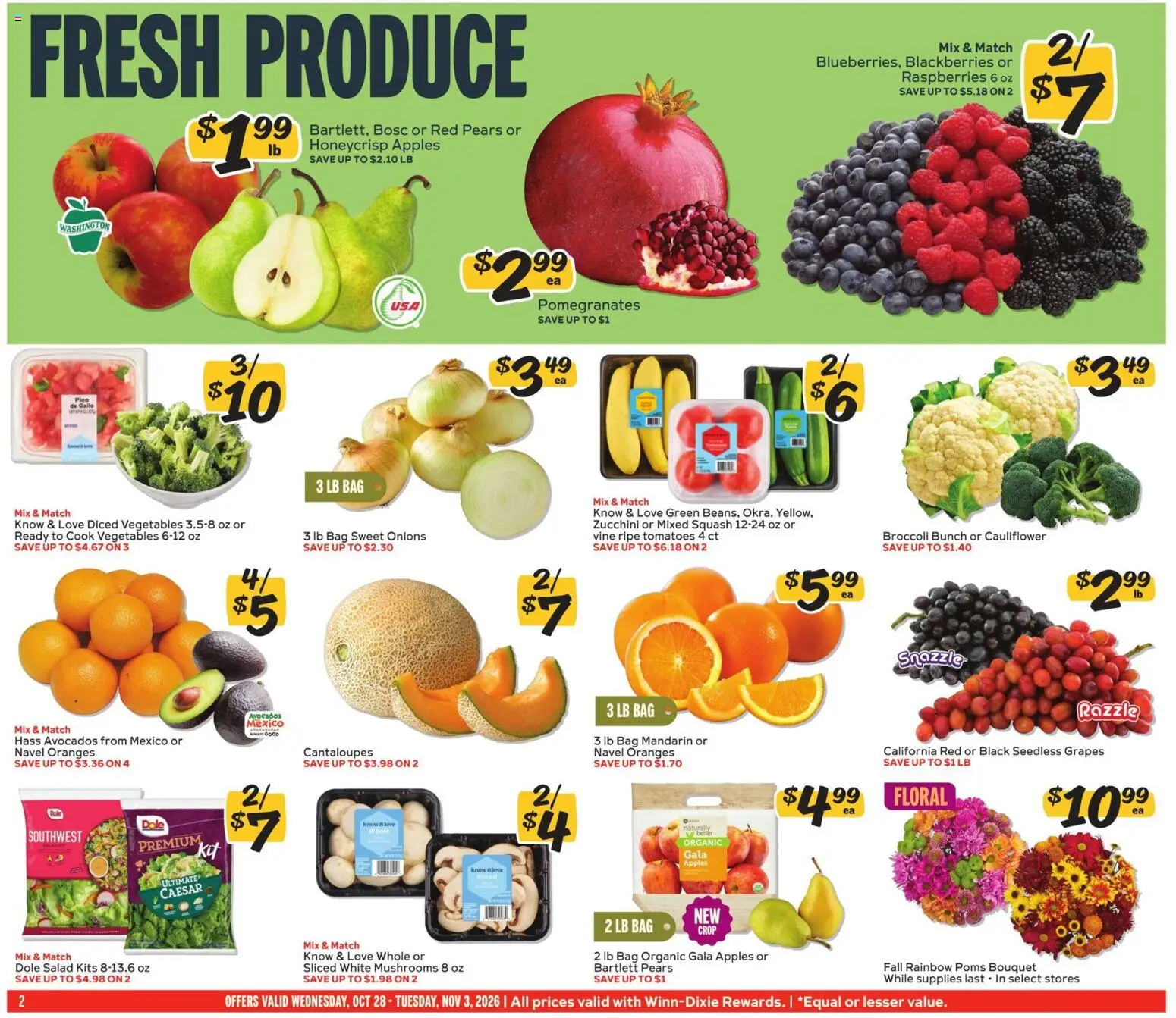 Winn Dixie Weekly Circular - valid from 10/28/2026 | Page: 2