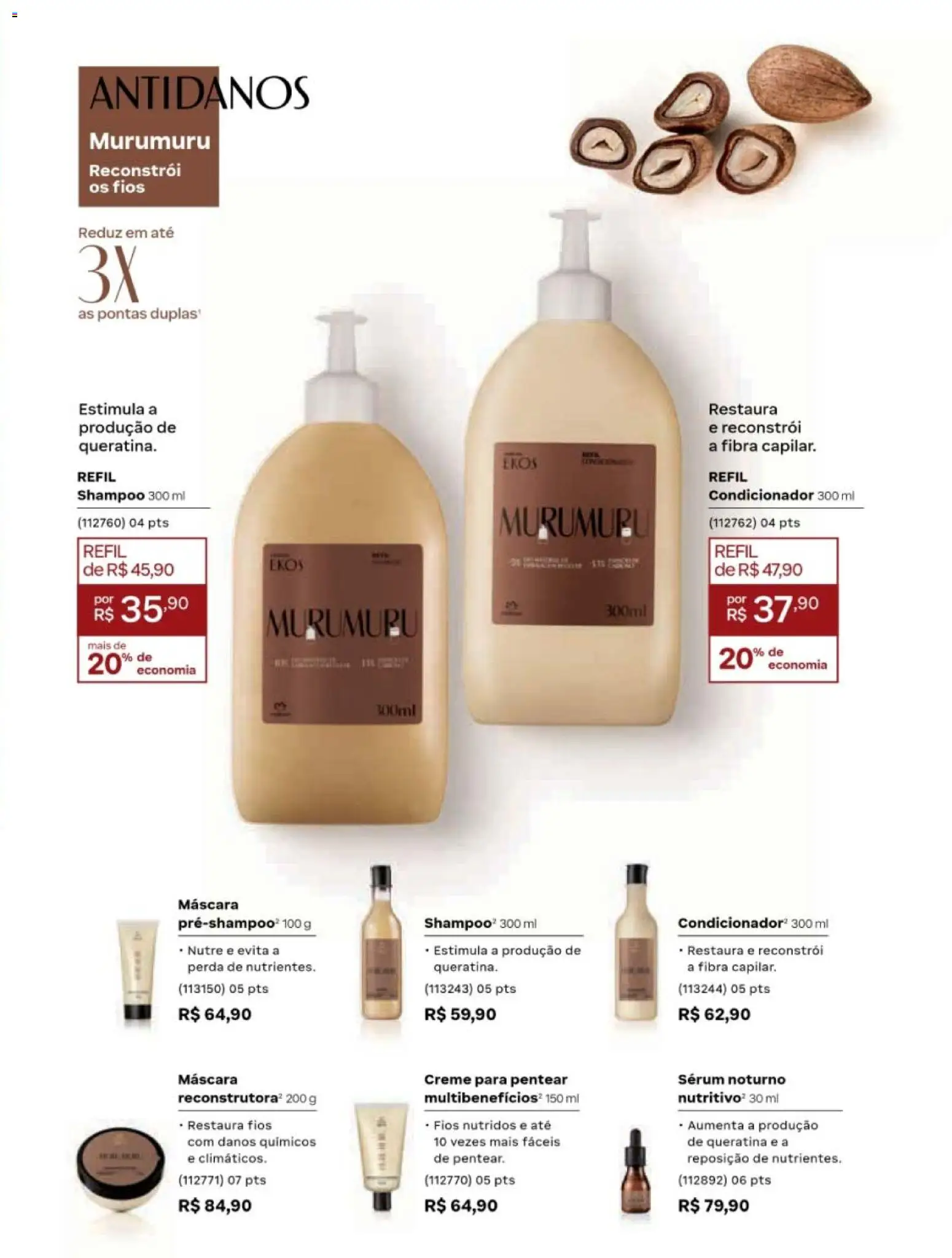 Natura Folheto - válido de 19/07/2026 | Página: 151 | Produtos: Shampoo, Condicionador, Creme, Creme para pentear