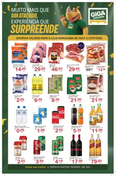 GIGA Atacado ofertas Sorocaba - Pré-Visualização do folheto da loja GIGA Atacado, válido de 25/07/2026 | Página: 1