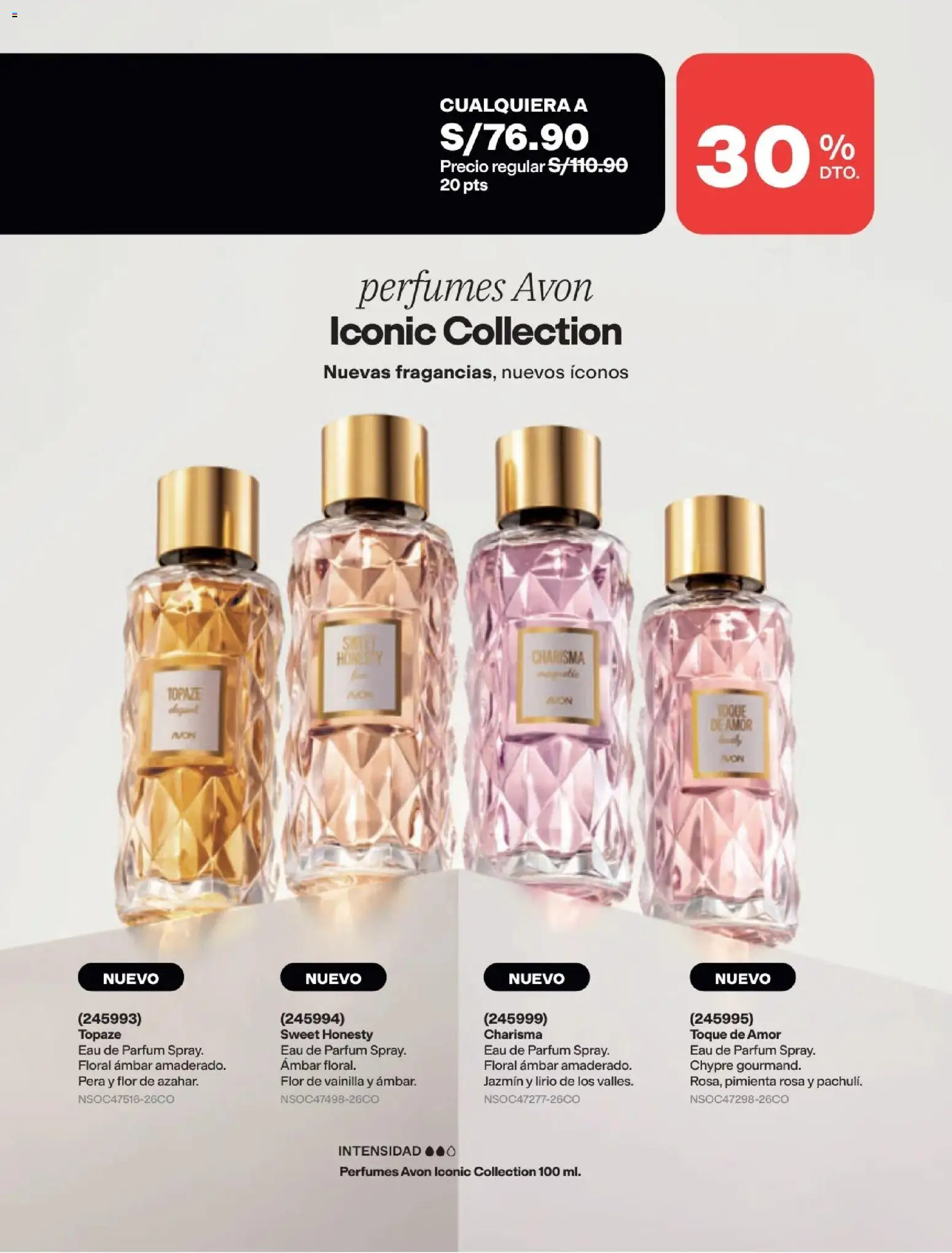 Catálogo Avon válido desde 15/09/2026 | Página: 58 | Productos: Perfumes, Vainilla