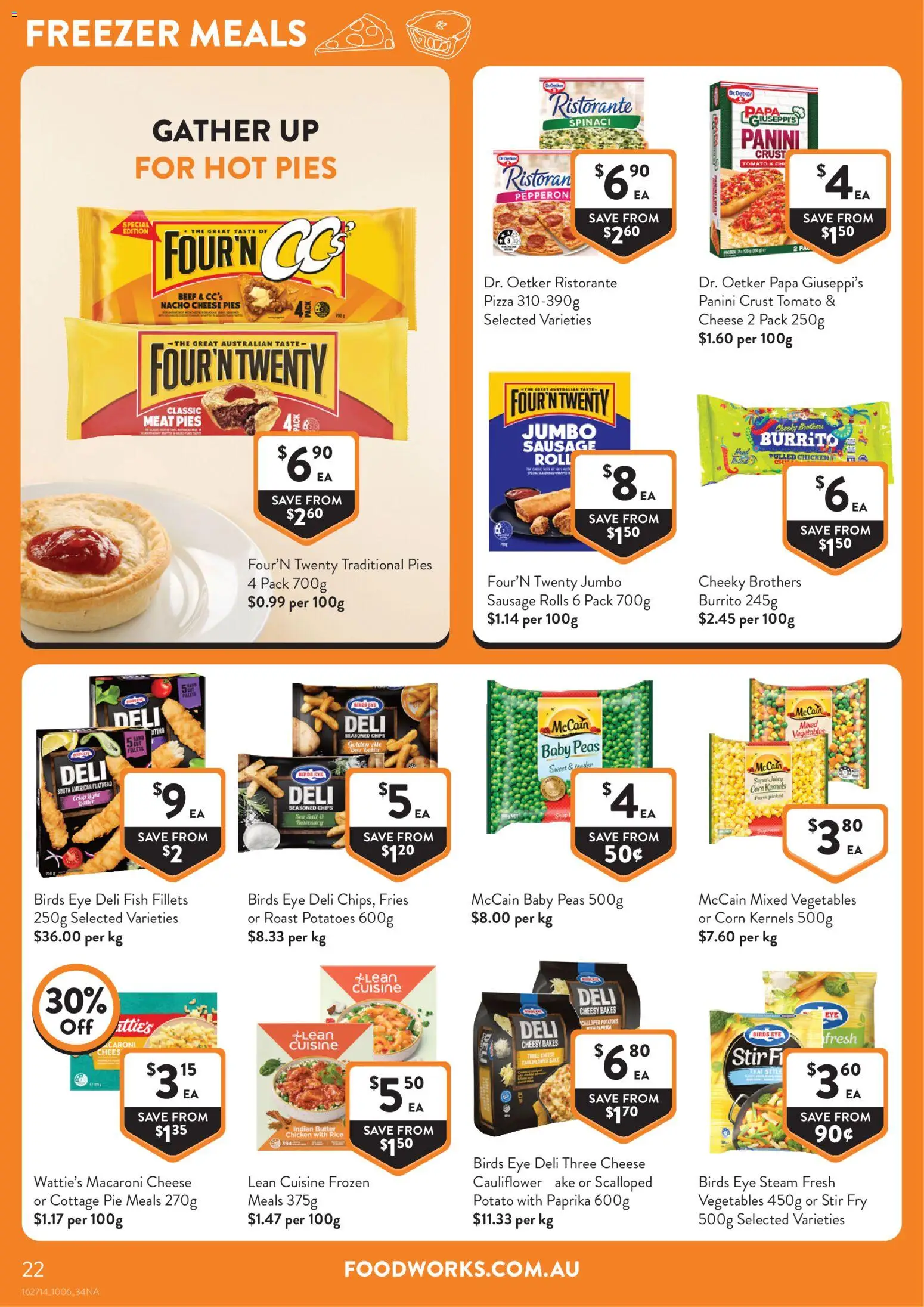 Foodworks catalogue - valid from 10.06.2026 | Page: 22 | Products: Cheese, Pizza, Beef, Freezer