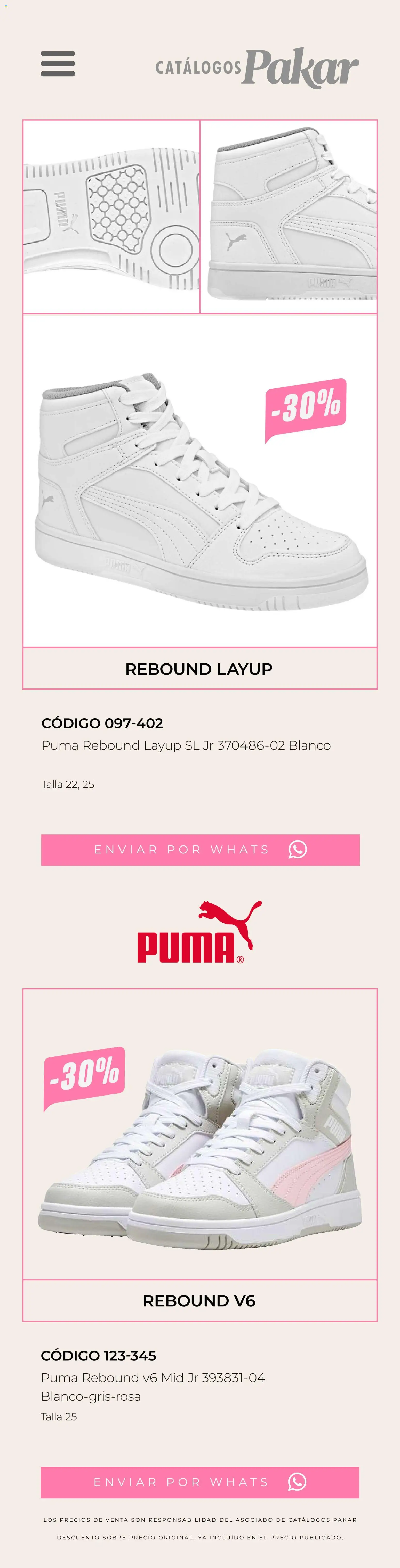 Nuevas ofertas de SC Pakar válidas en toda la República Mexicana desde el 13.03.2026. ¡Encuentra las mejores ofertas en SC Pakar catálogo Últimos pares premium ! | Página: 37