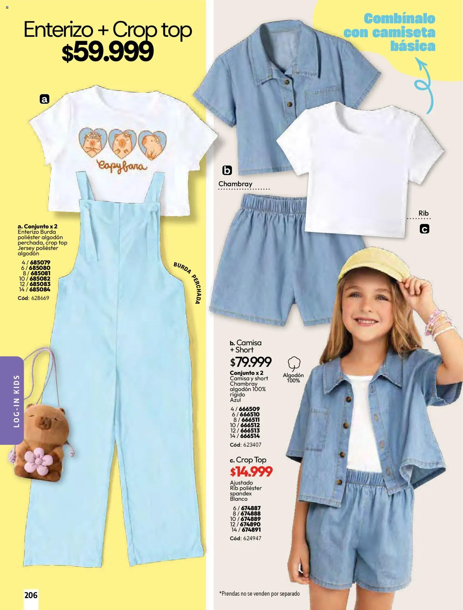 Pacifika revista - valida desde el 01.03.2026 | Página: 208 | Productos: Short, Camiseta, Top, Camisa