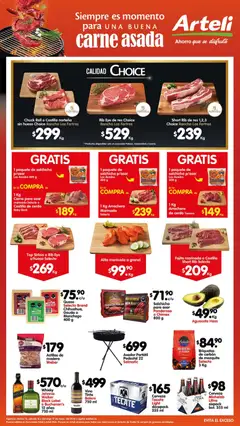 Vista previa de Arteli folleto Carnes & Cortes, nuevo folleto de la tienda, válido en México a partir del 15.05.2026