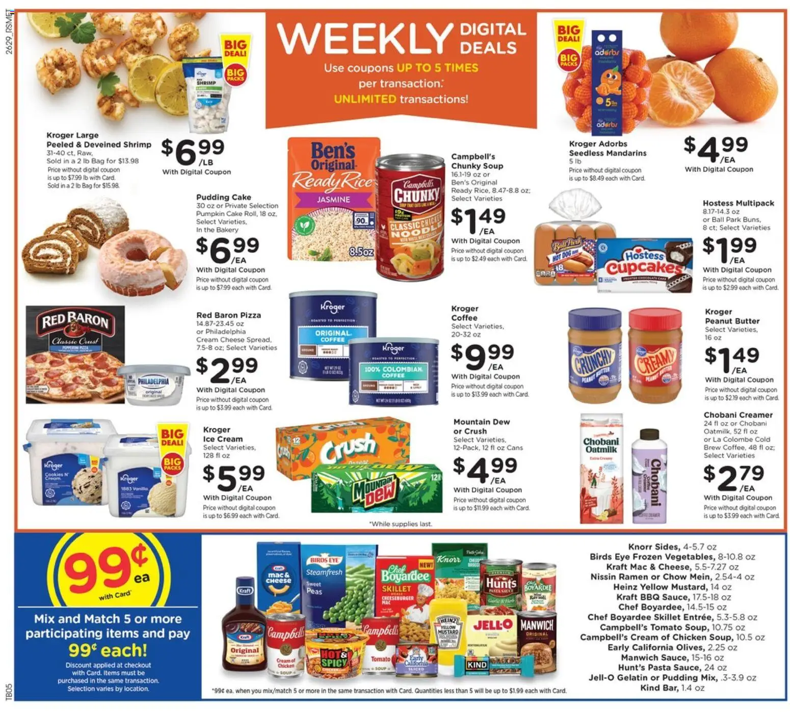 Pick ‘n Save Weekly Ad - valid from 08/19/2026 | Page: 3 | Products: Coffee, Pizza, Peanut butter, Ice
