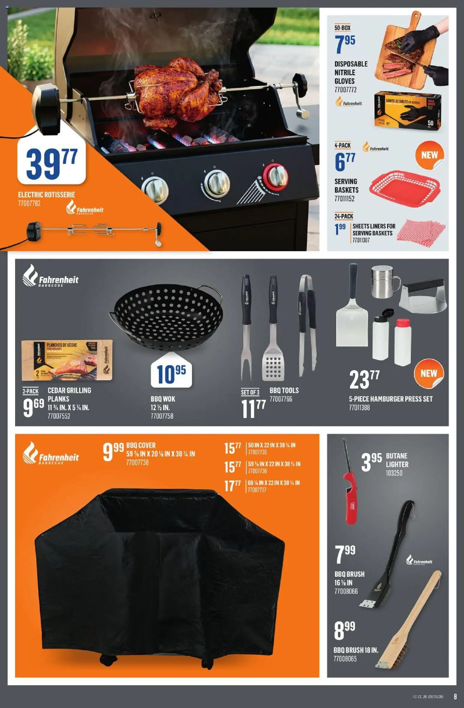 Canac flyer valid from 28.05.2026 | Page: 8 | Products: Gloves, Brush