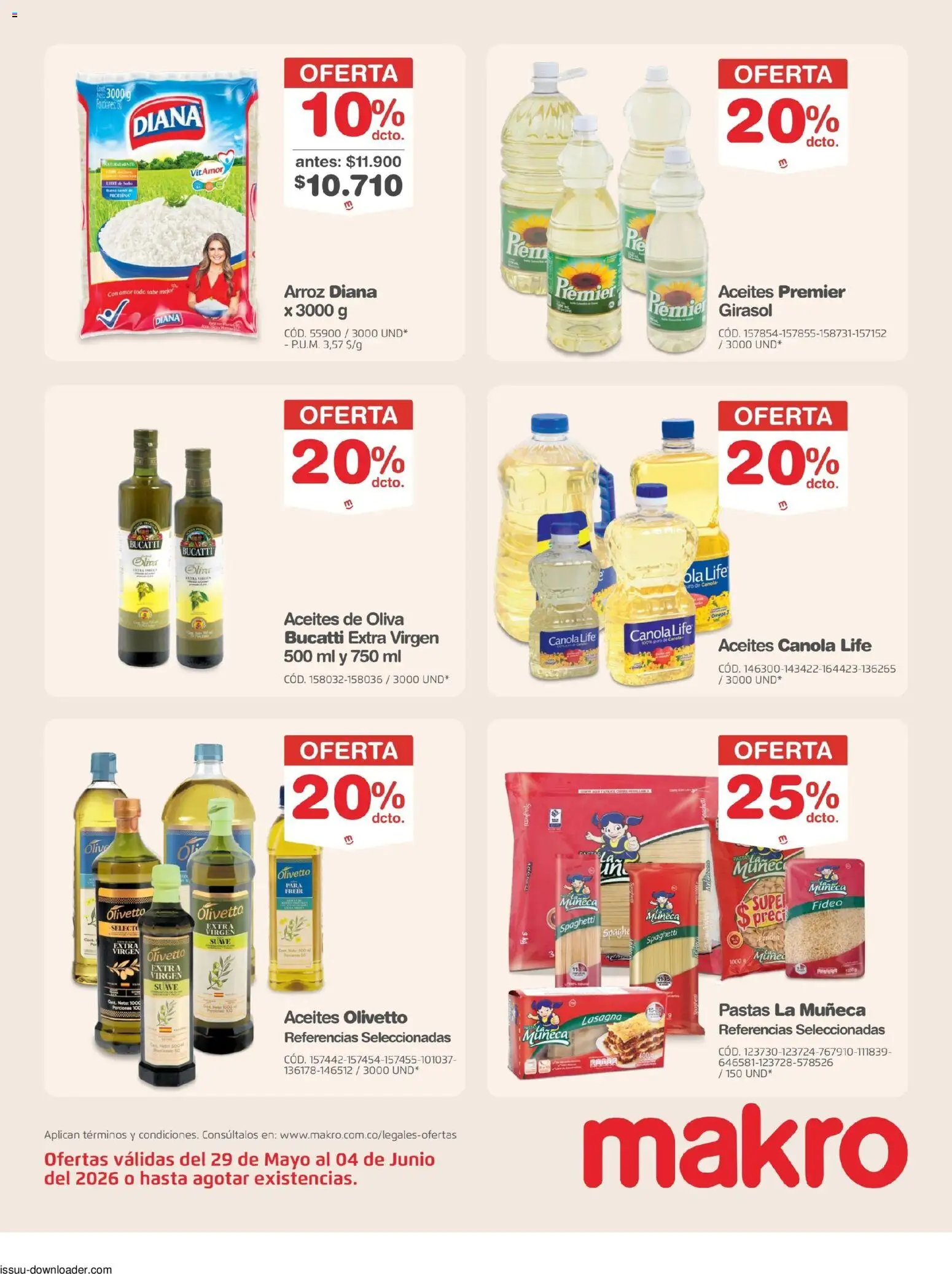 Makro revista - valida desde el 29.05.2026 | Página: 12 | Productos: Arroz, Mermelada, Oliva