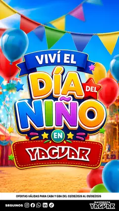 Vista previa Yaguar - Oferta semanal Parque Chacabuco válido desde el 03/08/2026