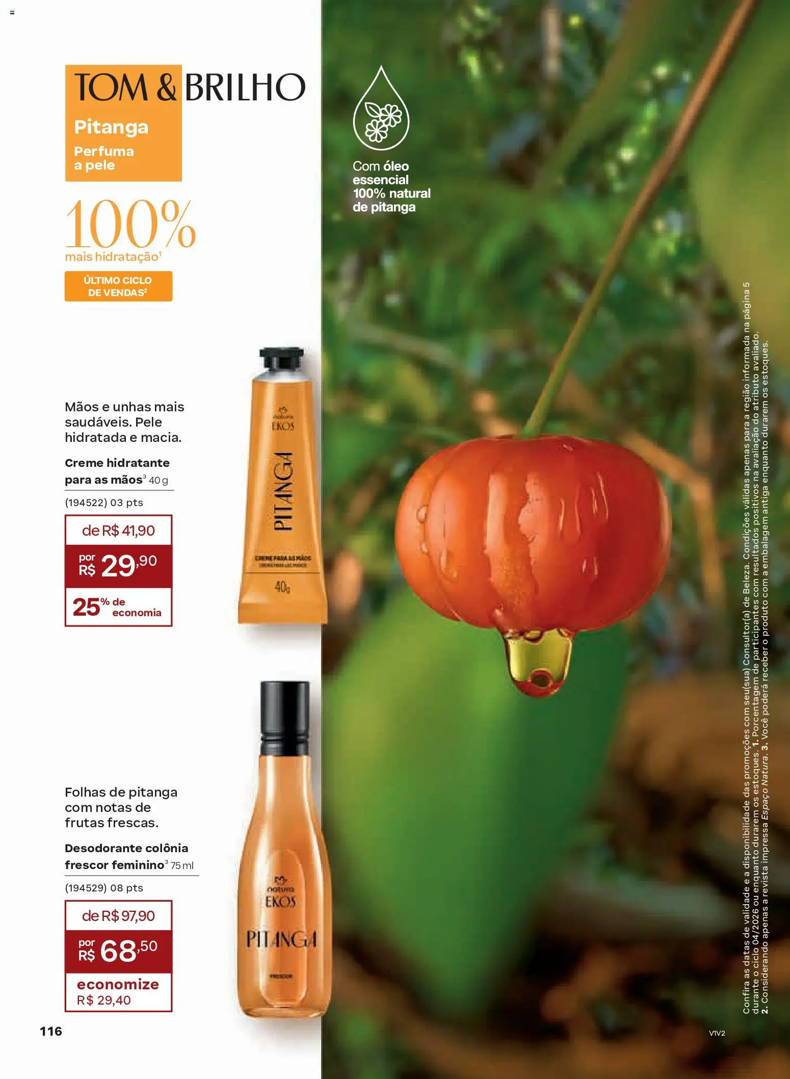 Natura Folheto - válido de 19.02.2026 | Página: 116 | Produtos: Desodorante, Revista, Óleo, Creme
