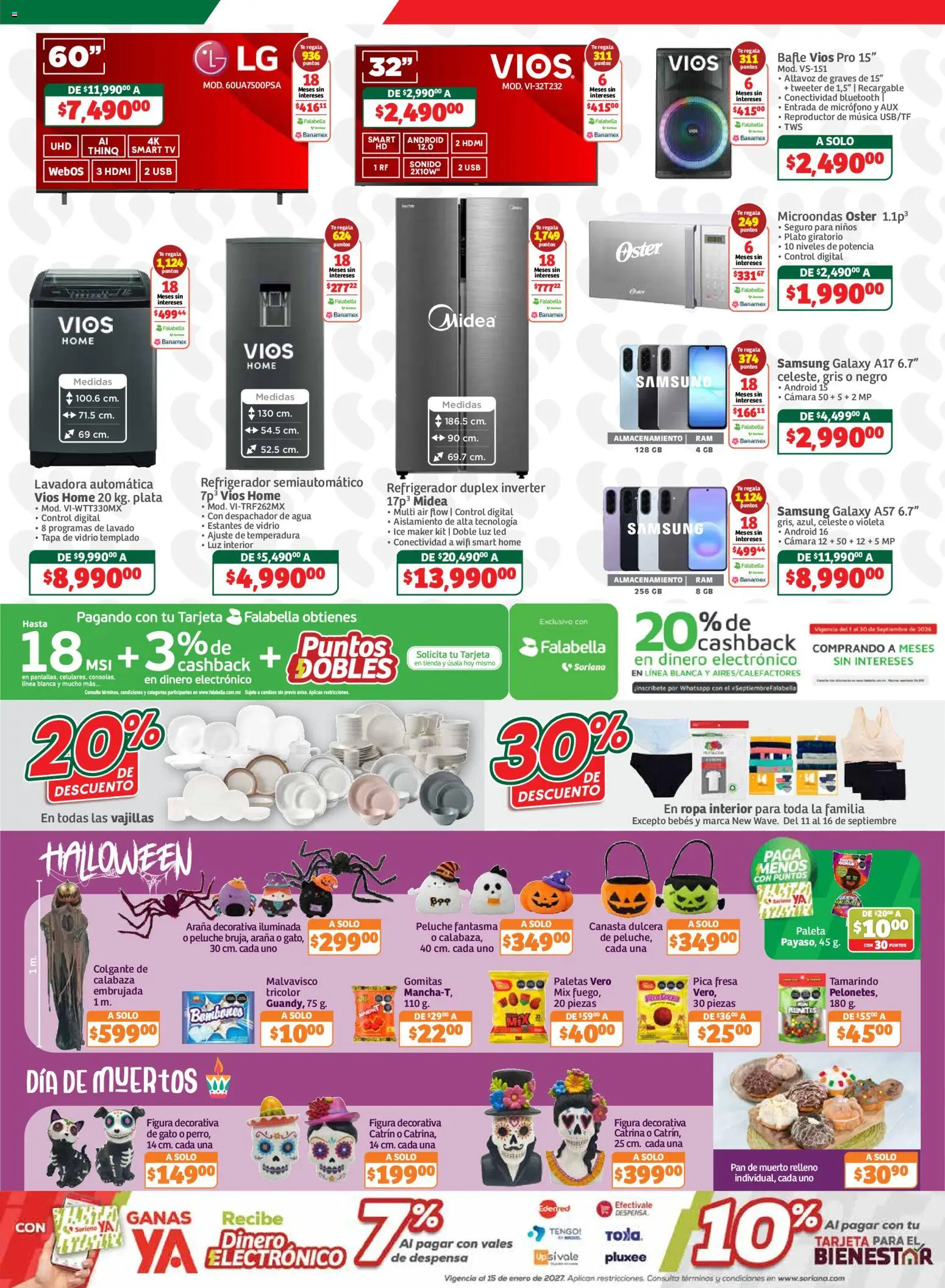 Nuevas ofertas de Soriana válidas en toda la República Mexicana desde el 11/09/2026. ¡Encuentra las mejores ofertas en Soriana folleto! | Página: 7