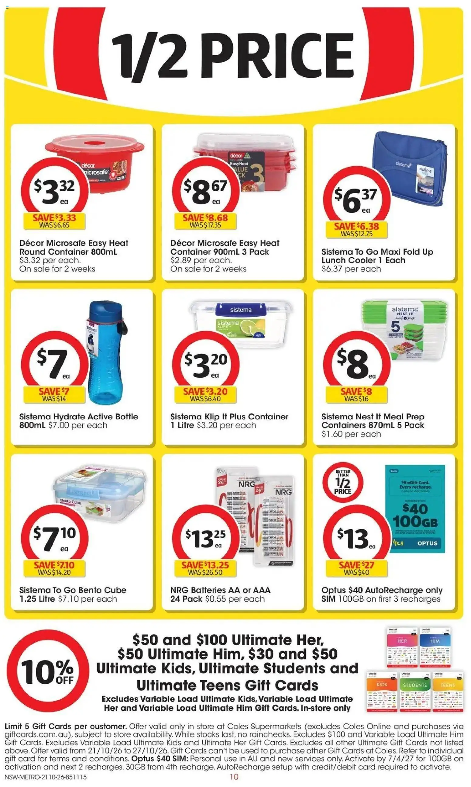 Coles catalogue - valid from 21/10/2026 | Page: 10