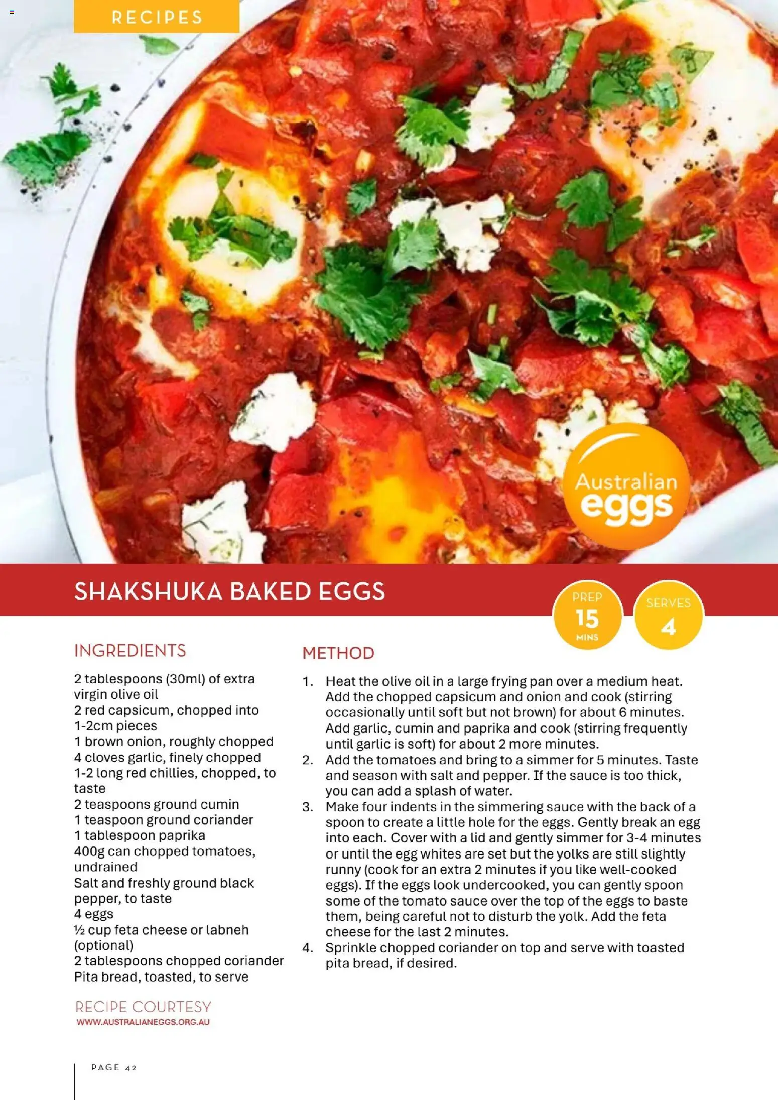 Foodworks catalogue - valid from 01/10/2026 | Page: 42 | Products: Capsicum, Eggs, Olive oil, Onion