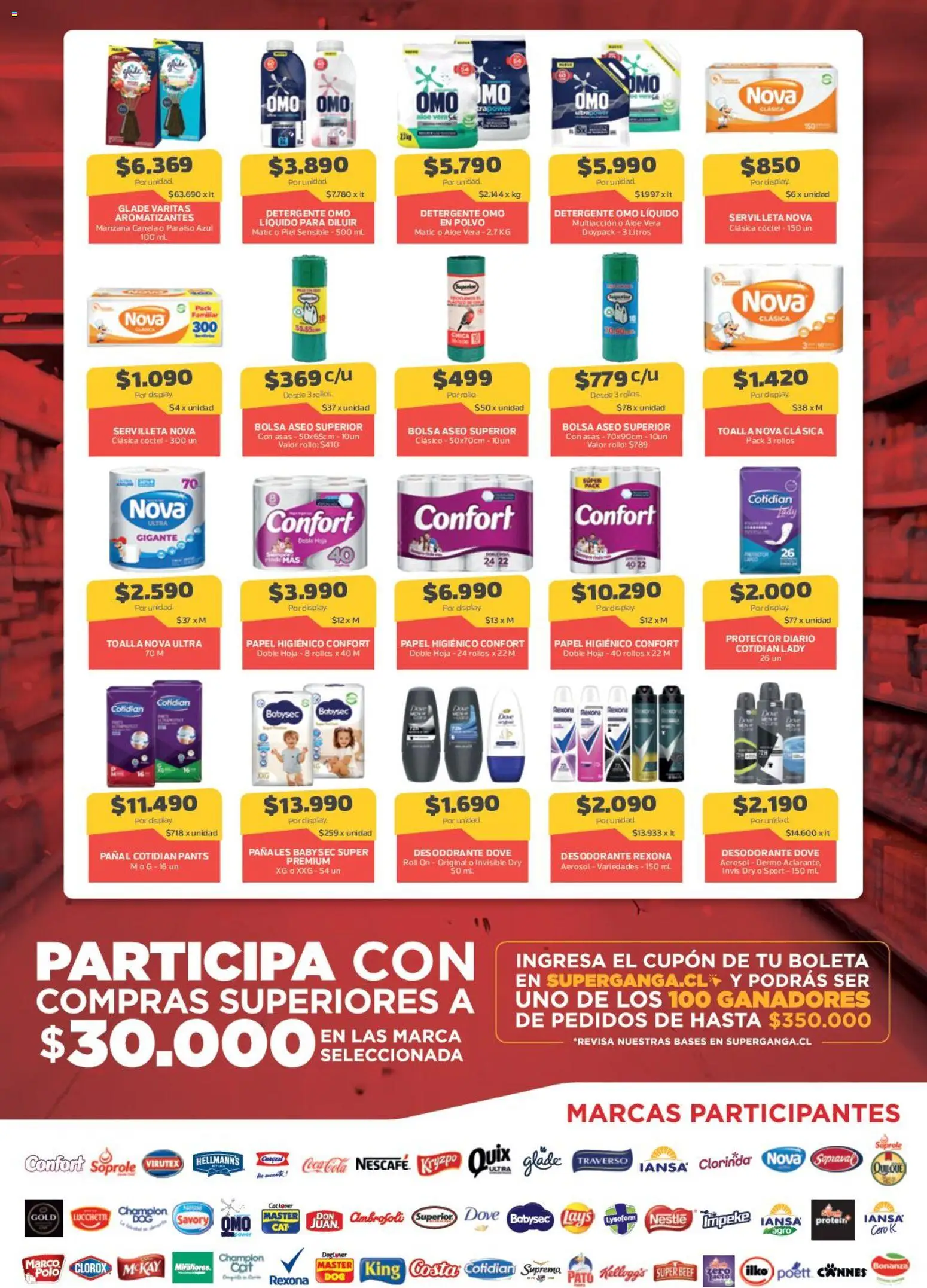 Super Ganga Ofertas │ válido desde el 16.06.2026 | Página: 11 | Productos: Bolsa, Pañales, Papel higiénico, Detergente