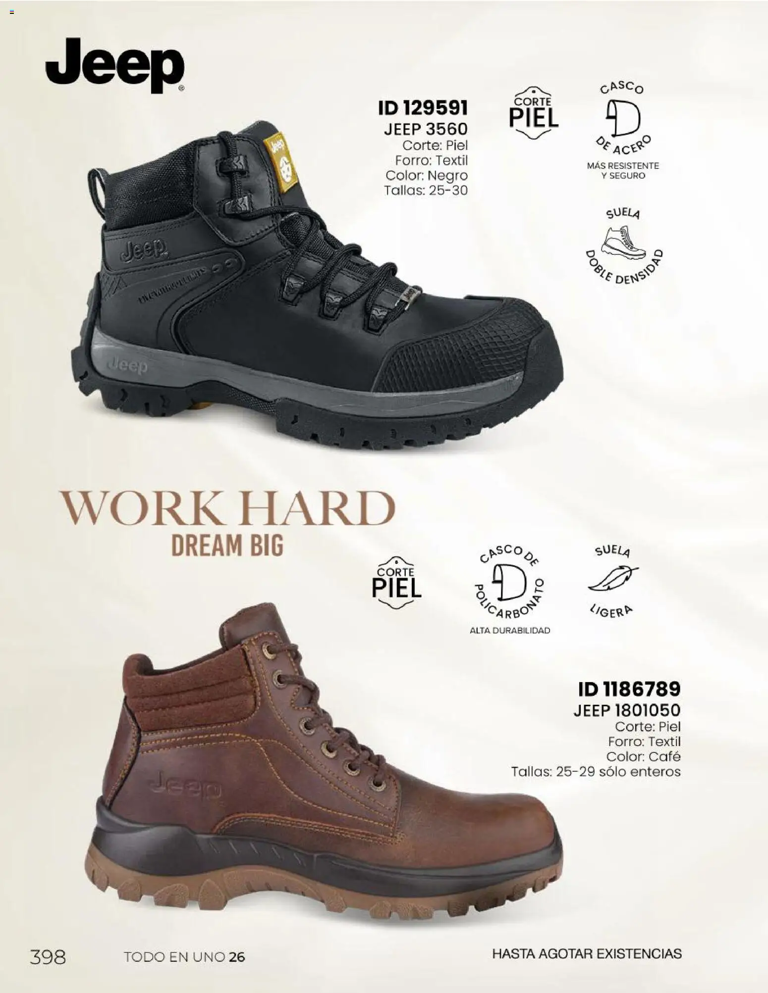 Nuevas ofertas de Price Shoes válidas en toda la República Mexicana desde el 06.05.2026. ¡Encuentra las mejores ofertas en Price Shoes catálogo Todo en uno! | Página: 398 | Productos: Café