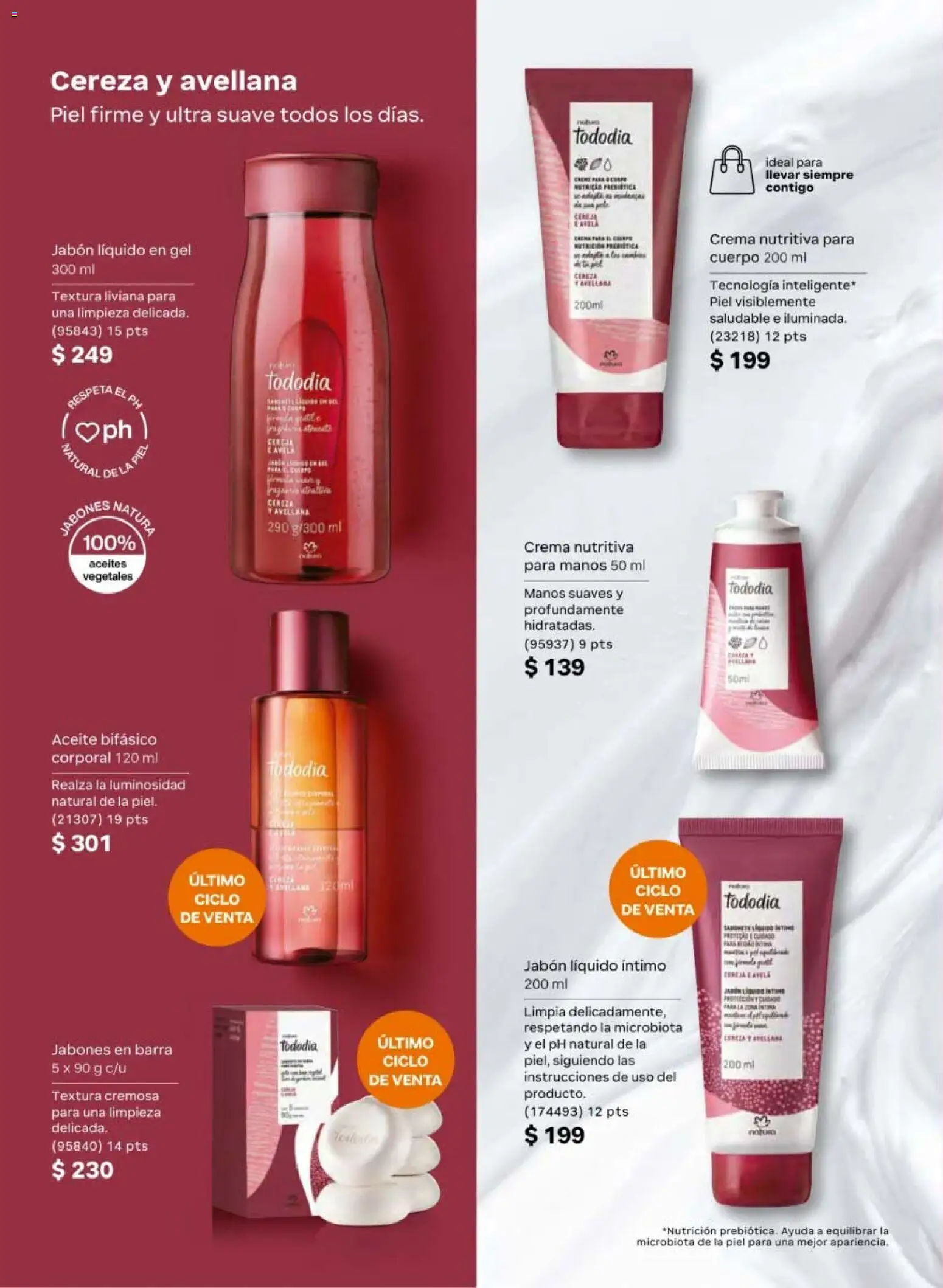 Nuevas ofertas de Natura válidas en toda la República Mexicana desde el 20/02/2026. ¡Encuentra las mejores ofertas en Natura campaña 4 2026! | Página: 104 | Productos: Crema, Aceite, Barra, Jabón