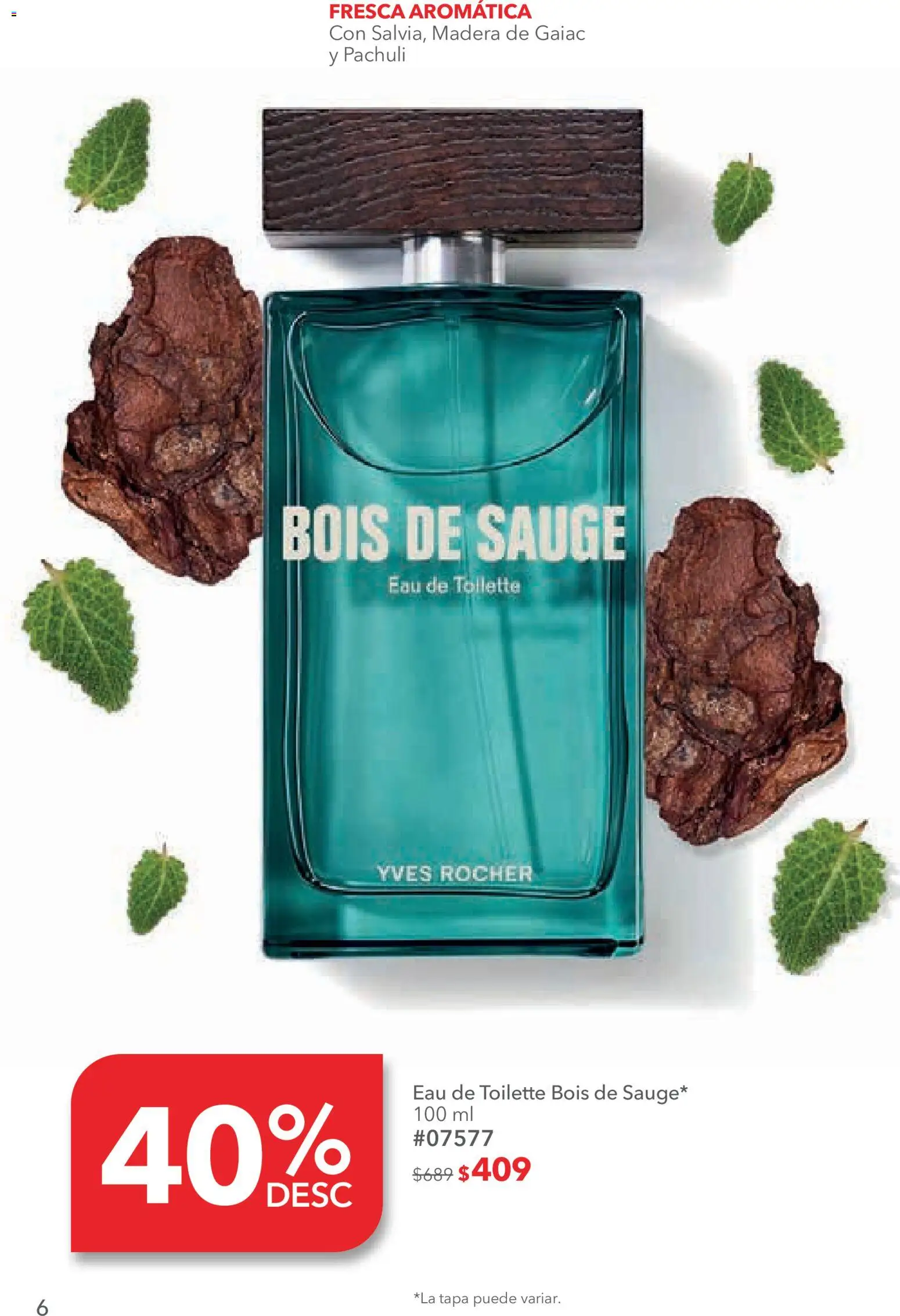 Nuevas ofertas de Yves Rocher válidas en toda la República Mexicana desde el 14/07/2026. ¡Encuentra las mejores ofertas en Yves Rocher campaña 10 2026! | Página: 6 | Productos: Eau de toilette