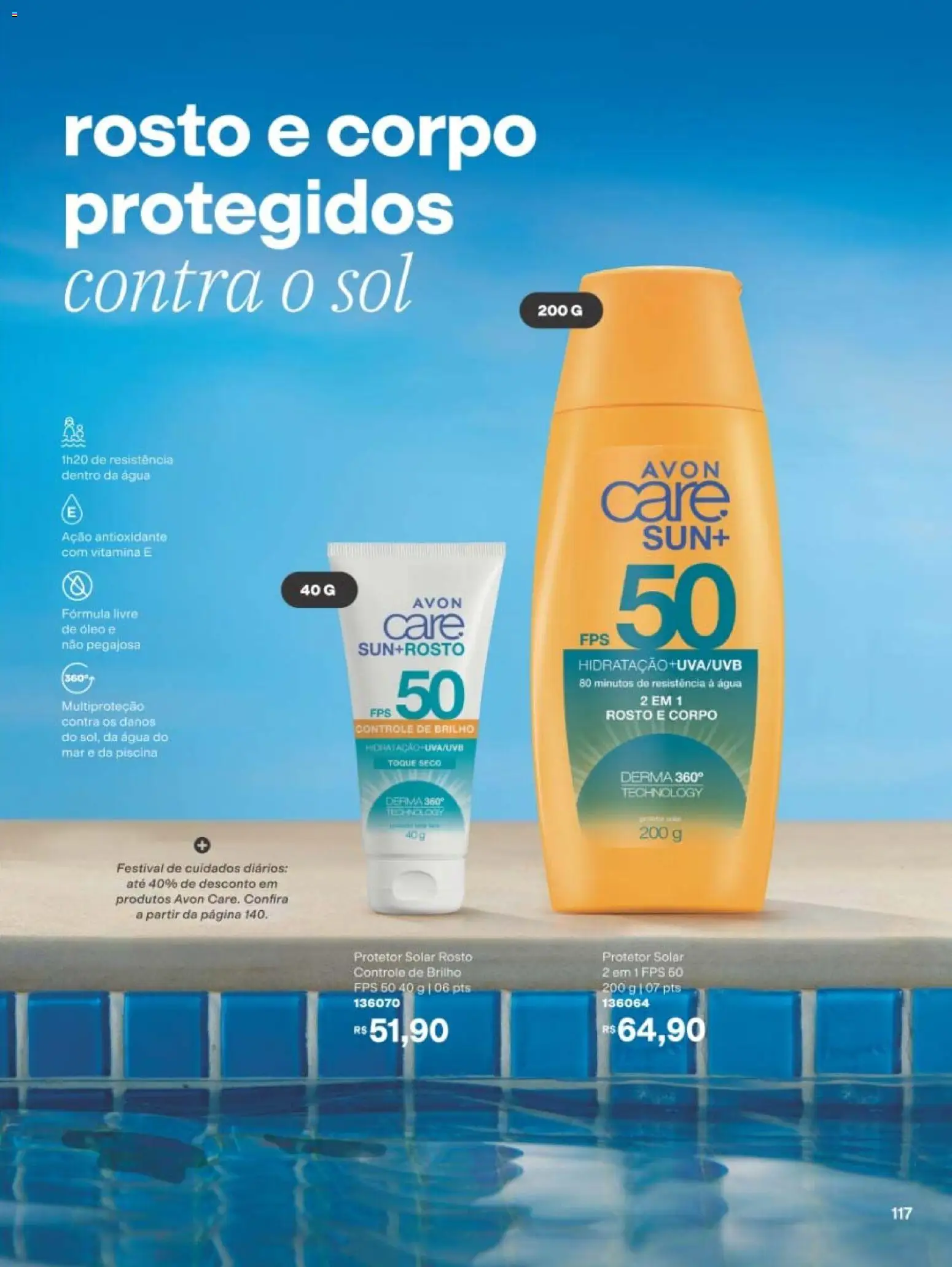 Avon Folheto - válido de 10/08/2026 | Página: 117 | Produtos: Protetor solar, Óleo, Piscina