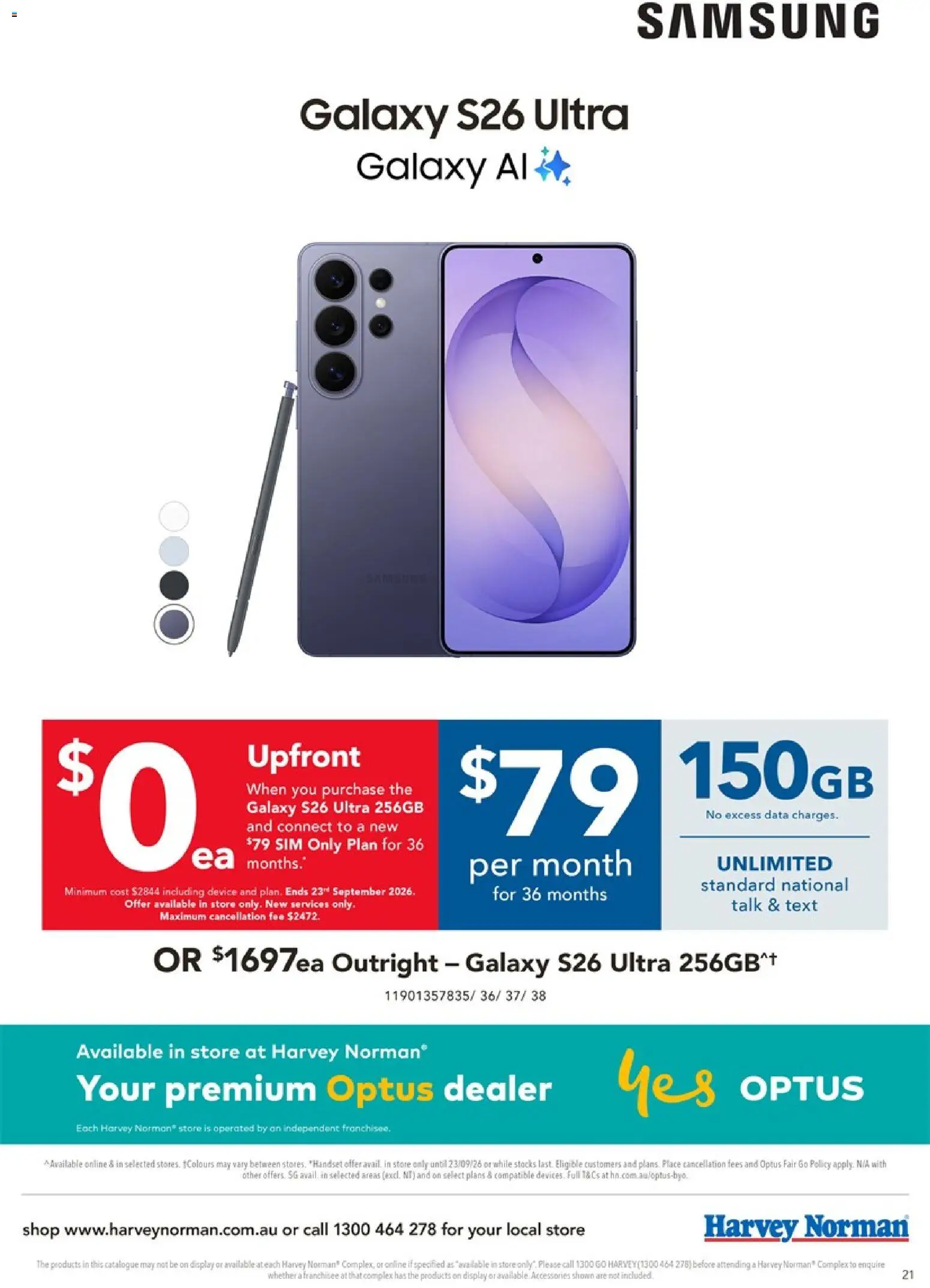 Harvey Norman catalogue - valid from 19/09/2026 | Page: 21 | Products: Accessories, Device